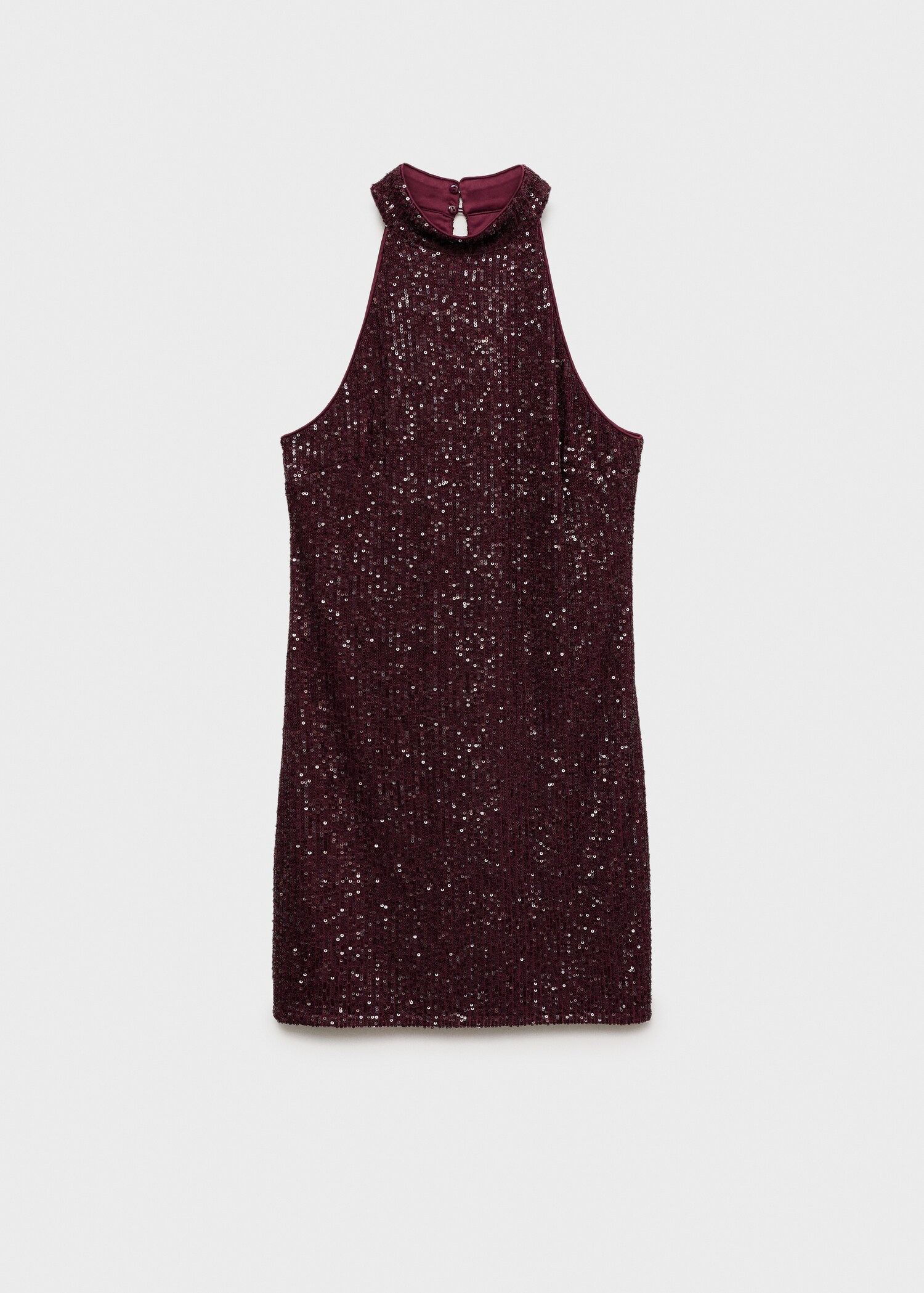 Neckholderkleid mit Pailletten - Artikel ohne Model