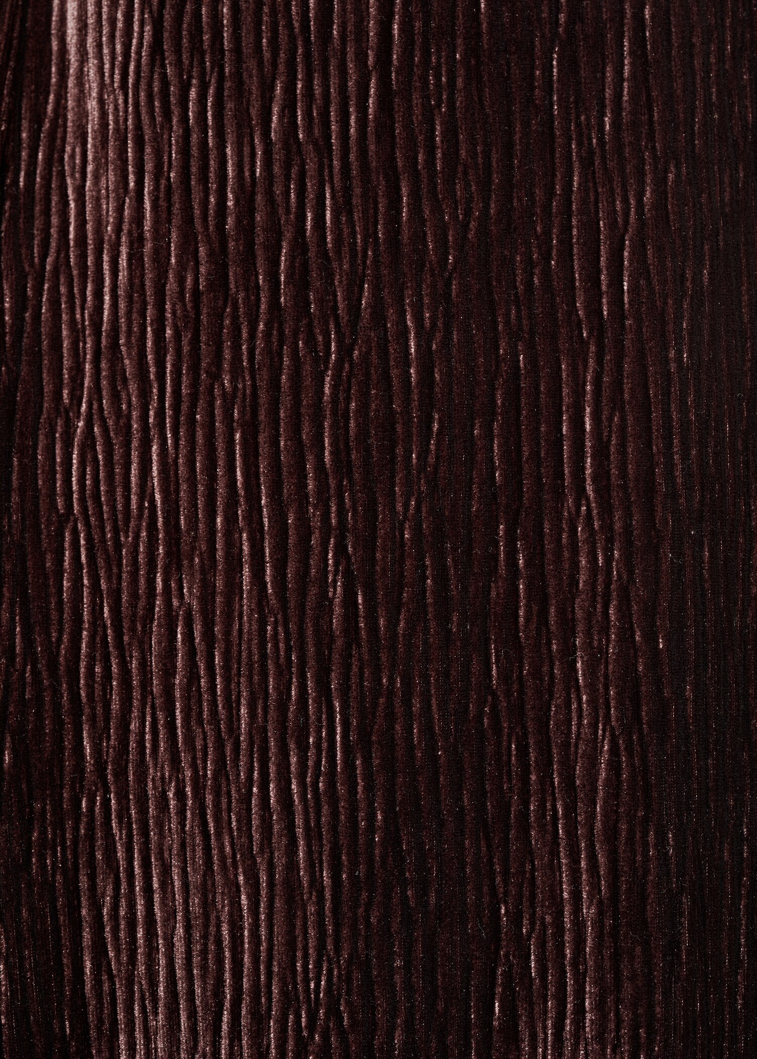 Straight velvet trousers - Details of the article 8