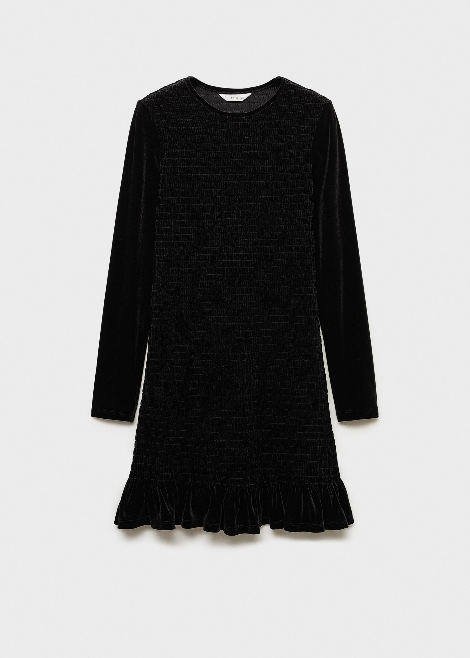 Vestido terciopelo fruncido - Artículo sin modelo