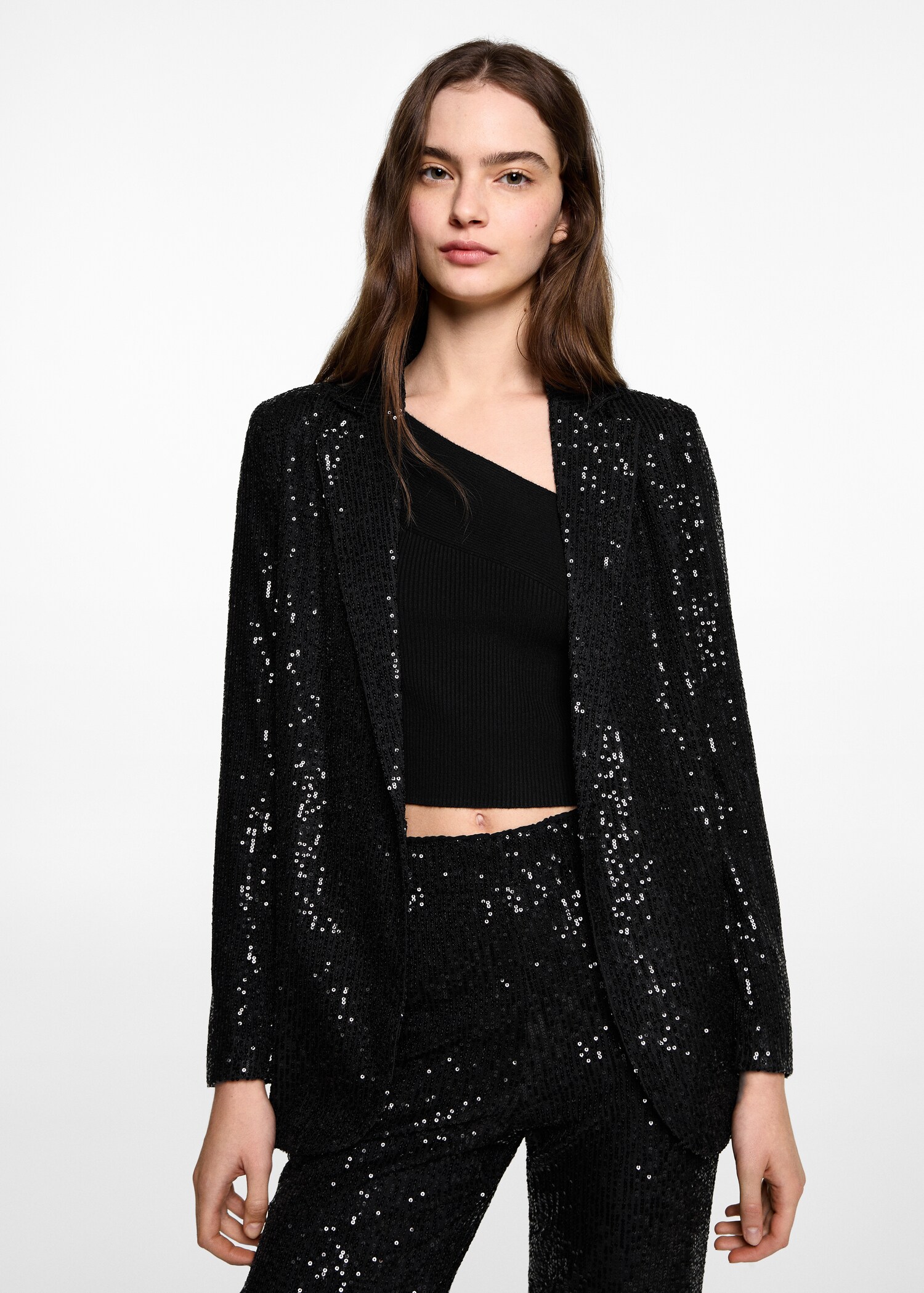 Sequined suit jacket - Medium plane