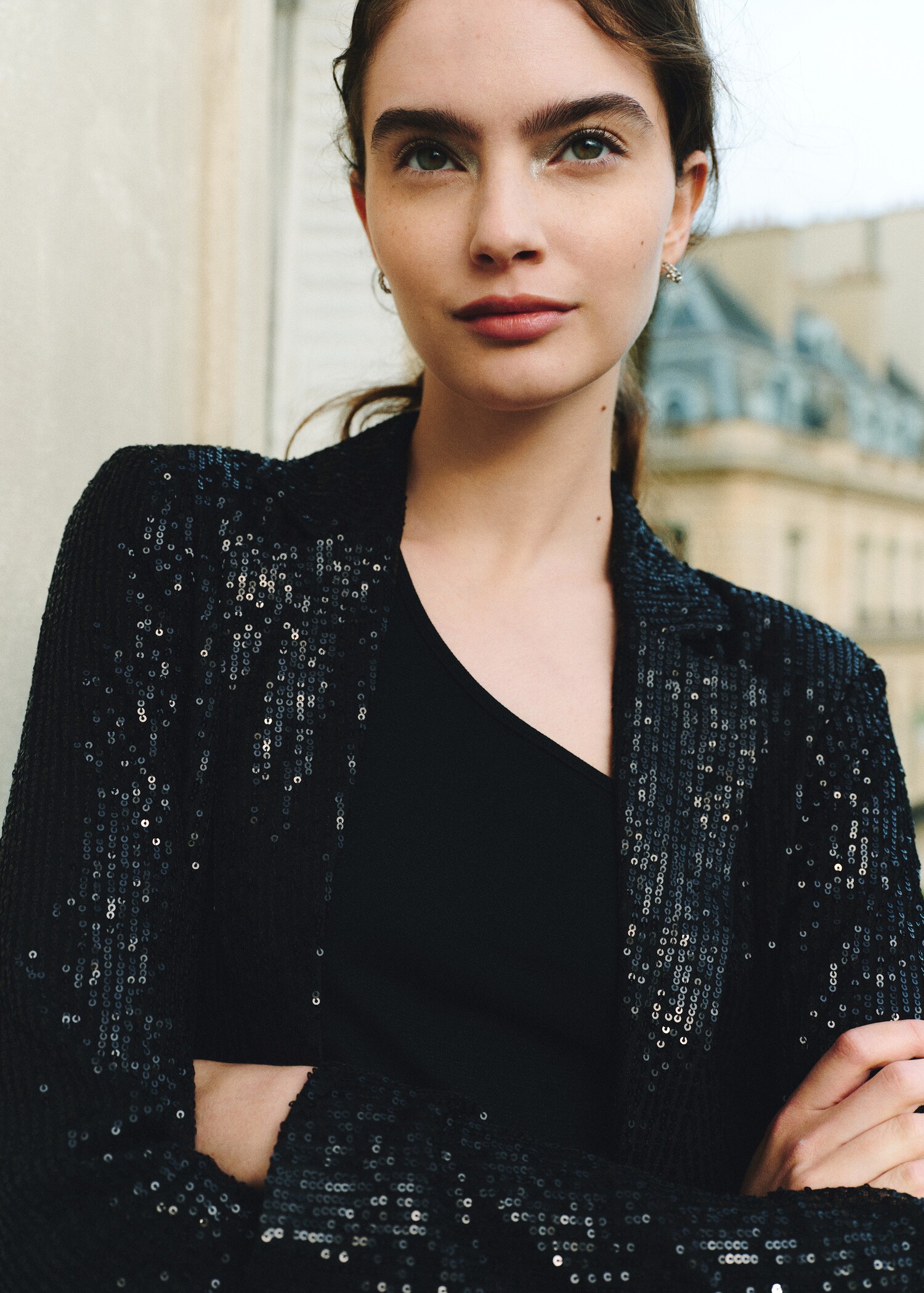 Sequined suit jacket - Details of the article 6
