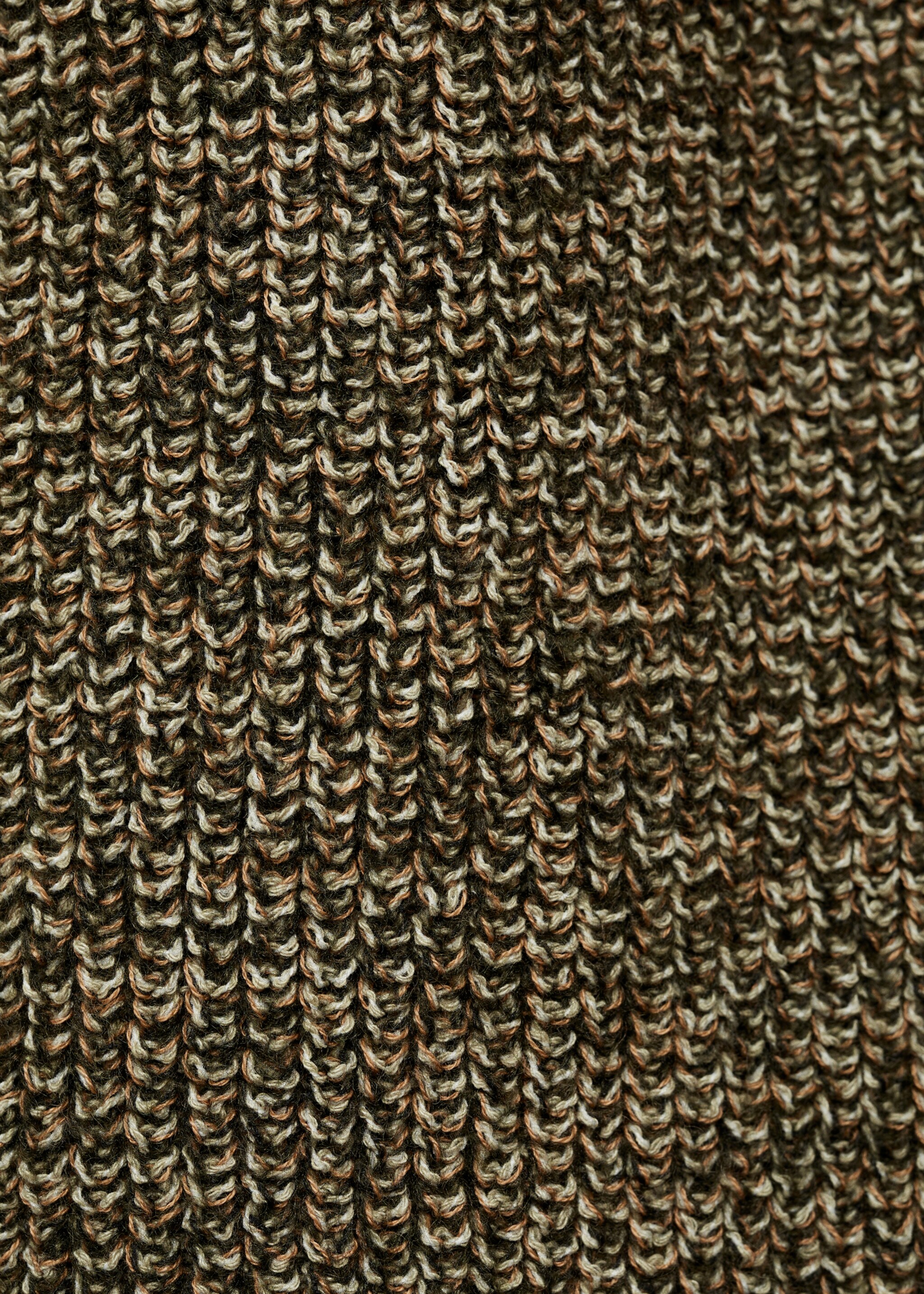 Gebreid oversized vest - Detail van het artikel 0, Groen. Ref: 77039069-00.