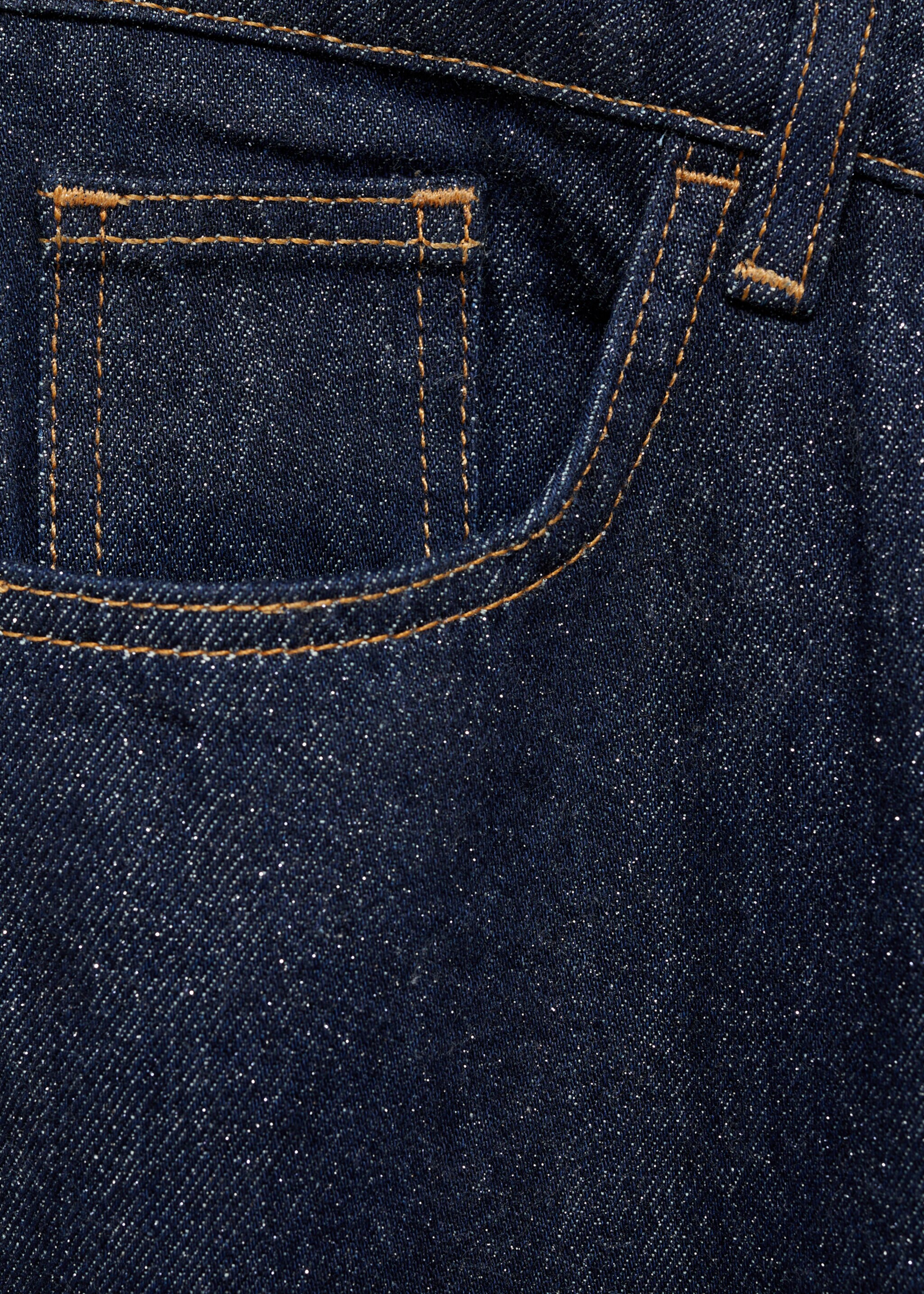 Texans rinse wash vora girada - Detall de l'article 0, Blau. Ref: 77039075-00.