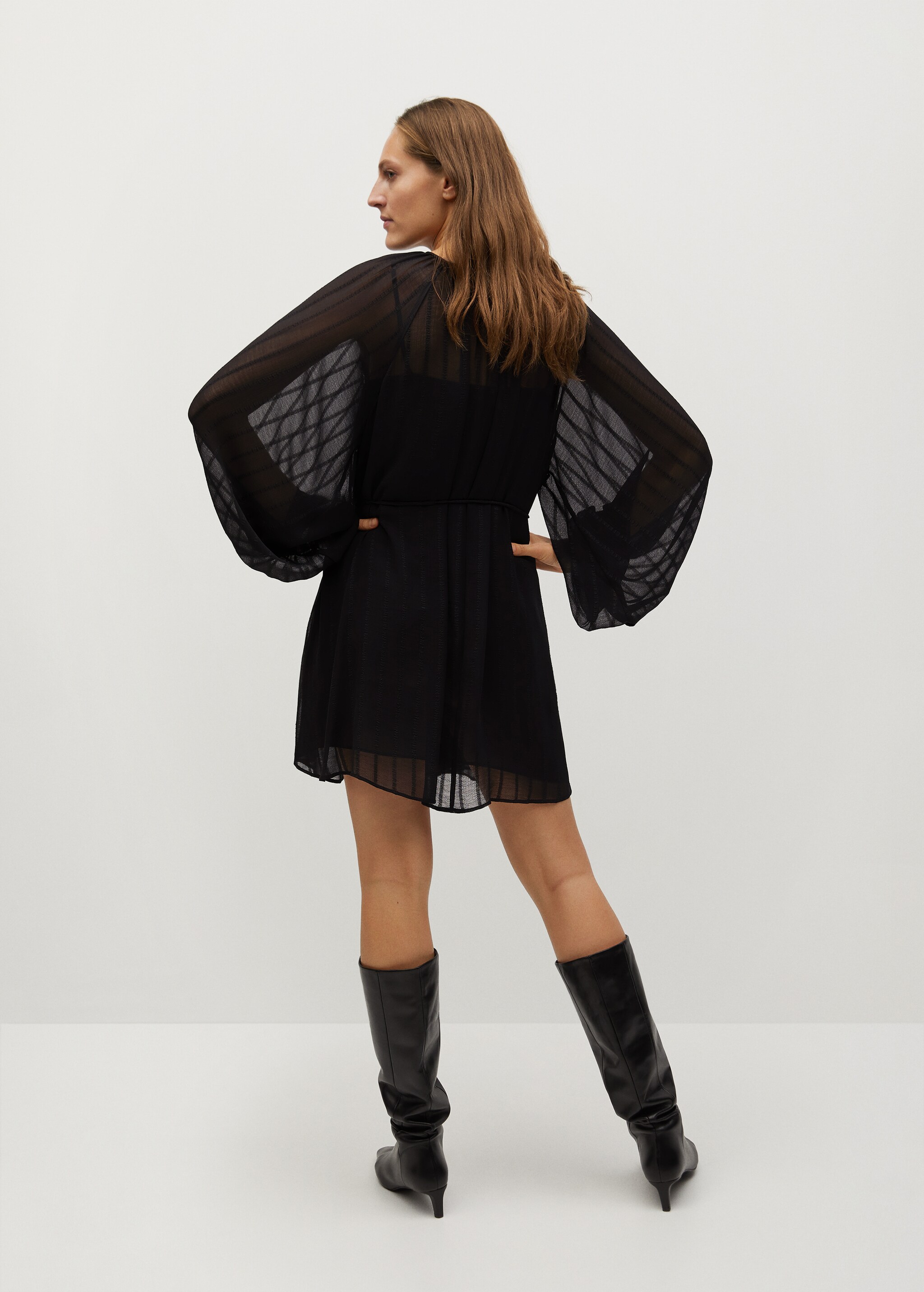 Robe manches bouffantes - Verso de l’article