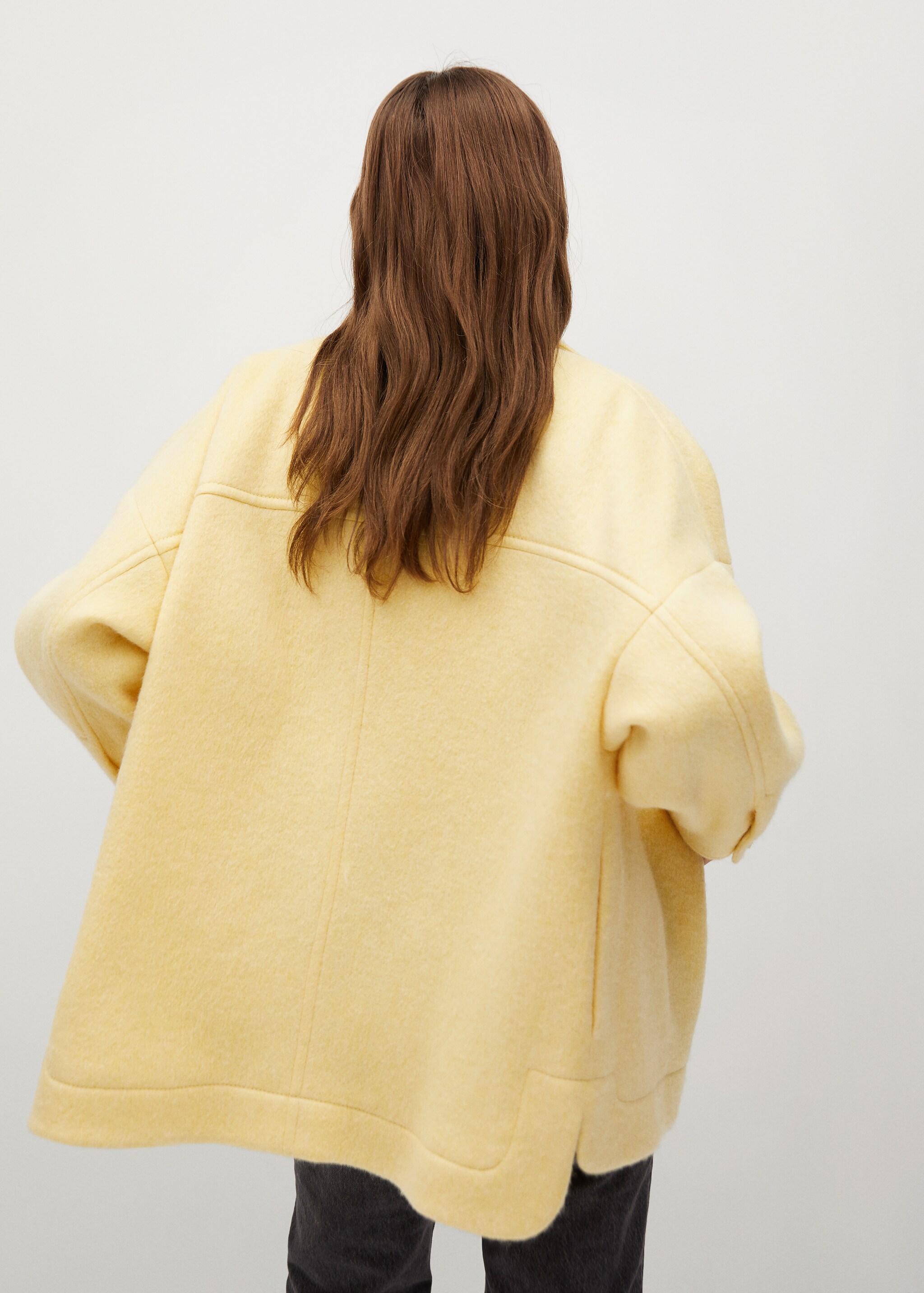 Chaqueta punto oversize - Reverso del artículo