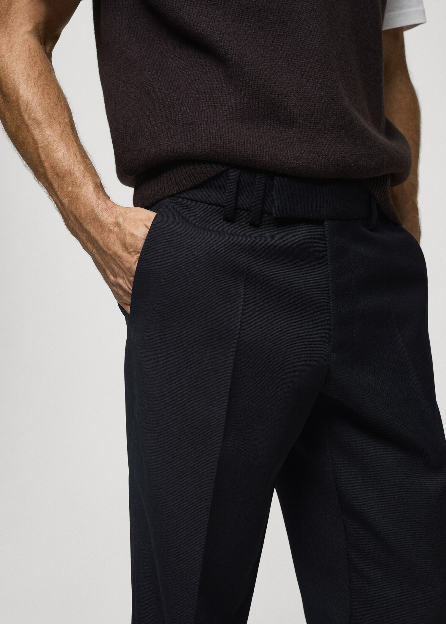 Regular Fit-Wollhose - Detail des Artikels 1