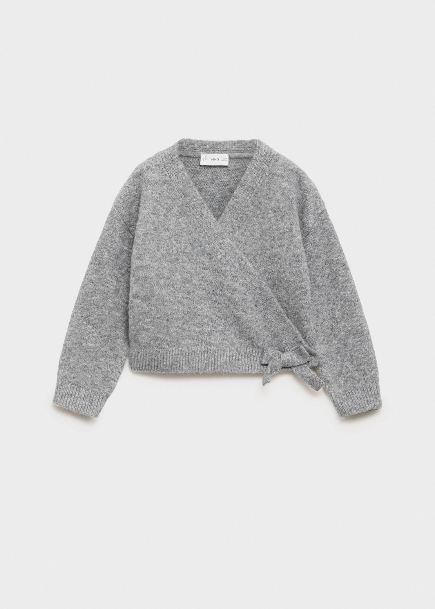 Strickcardigan mit Schleife - Artikel ohne Model