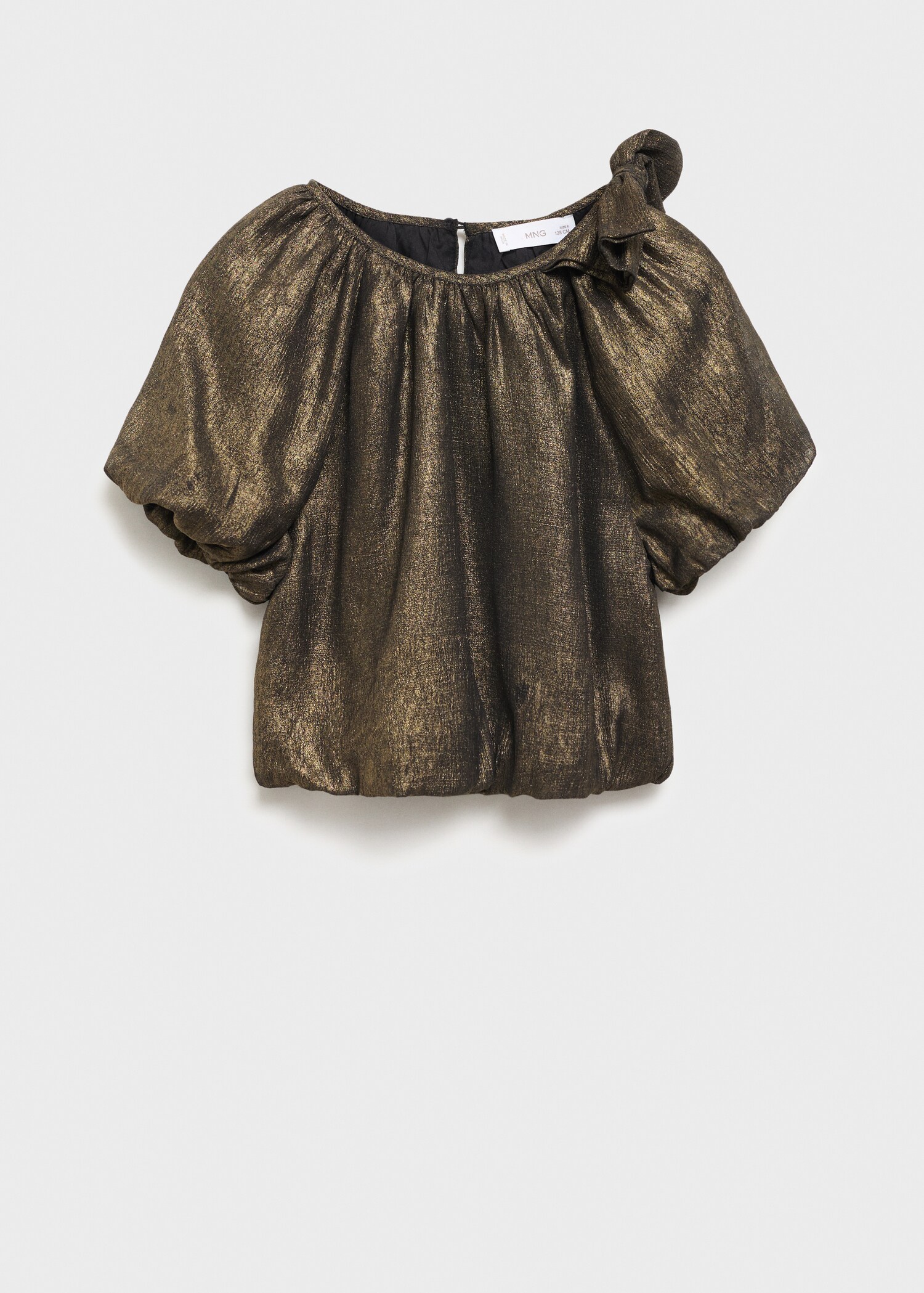 Blouse with metallic bow - Article without model