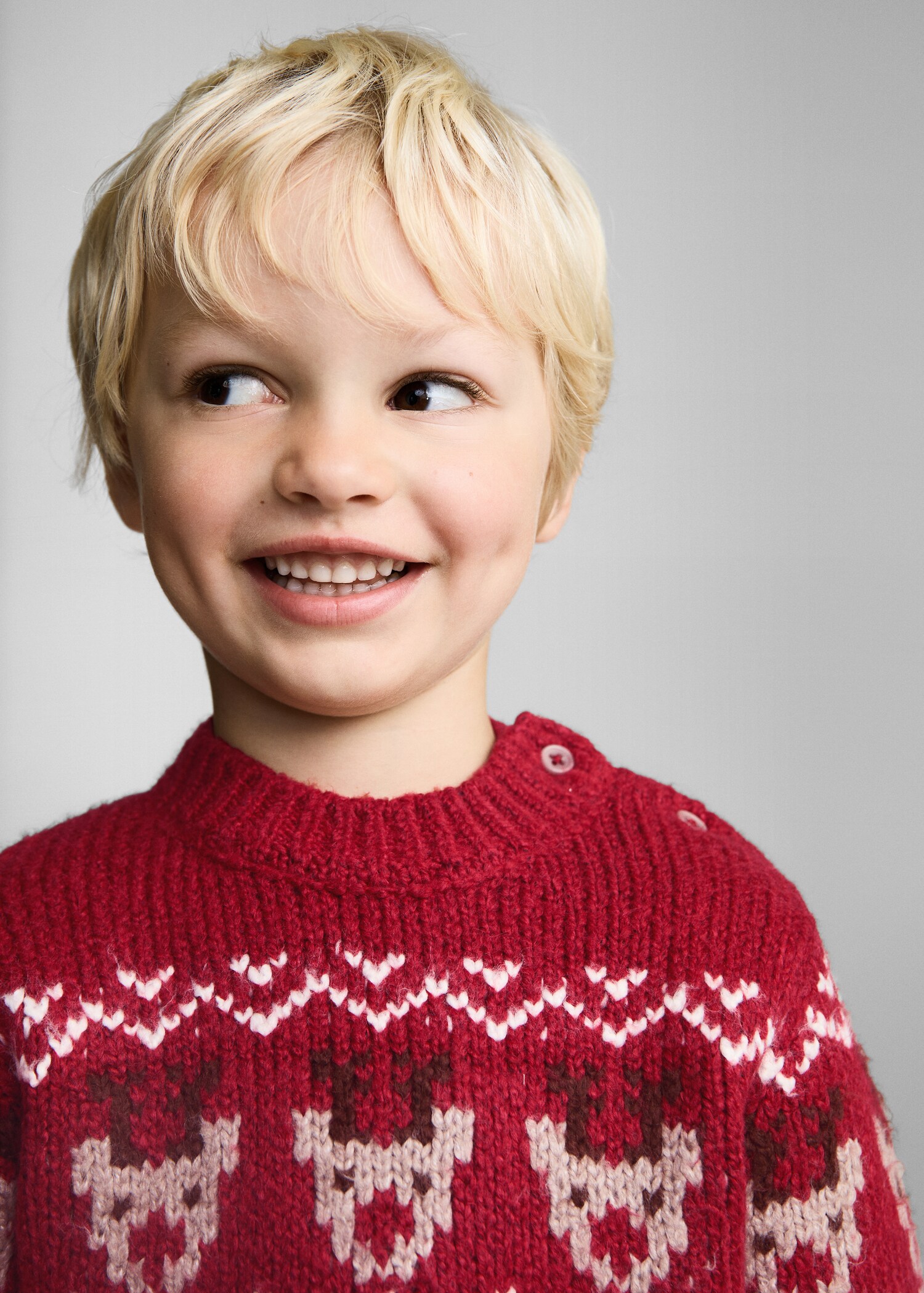 Jacquard kersttrui - Detail van het artikel 1