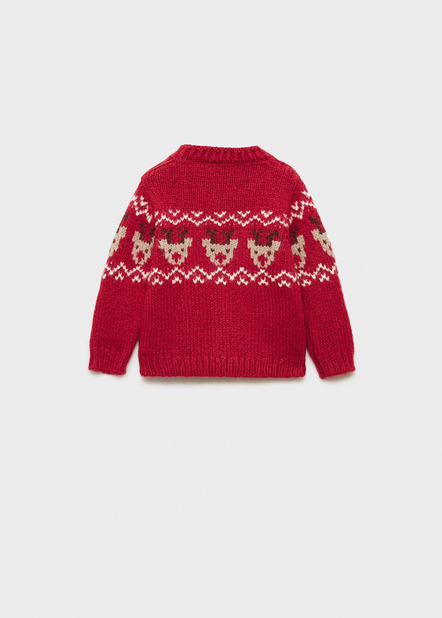 Jacquard kersttrui - Achterkant van het artikel