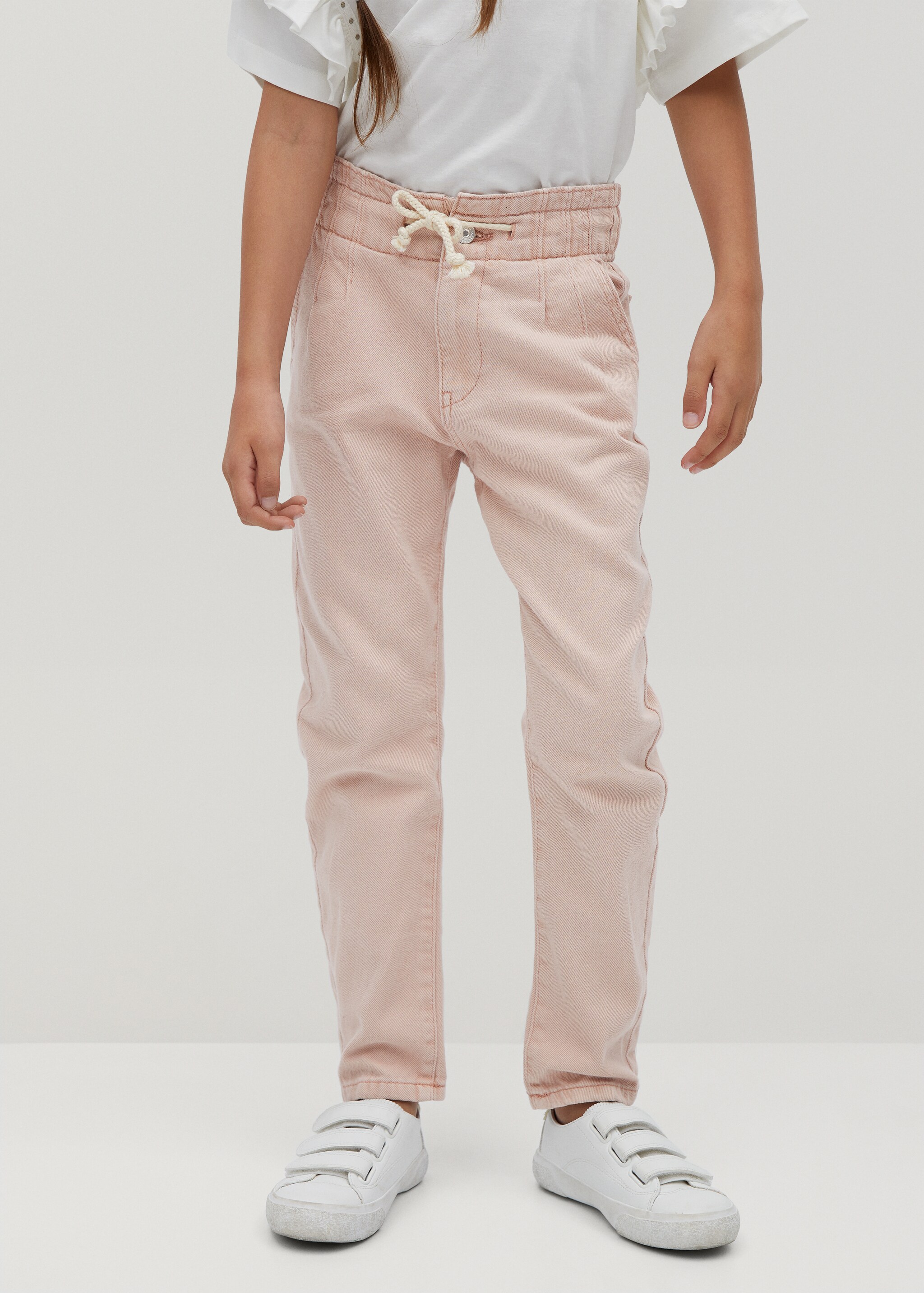Jeans paperbag - Plano medio