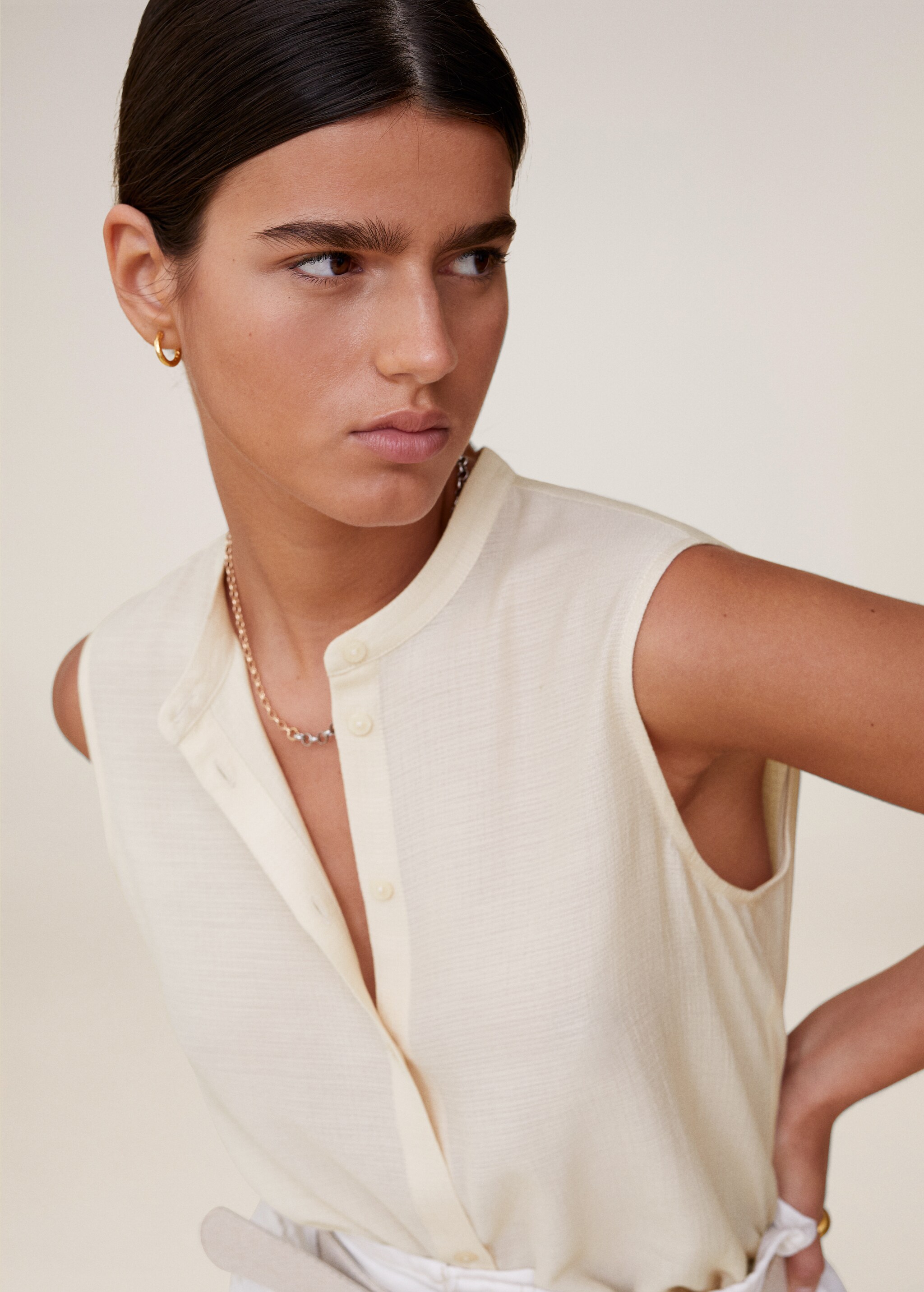 Blusa fluida botones - Detalle del artículo 1