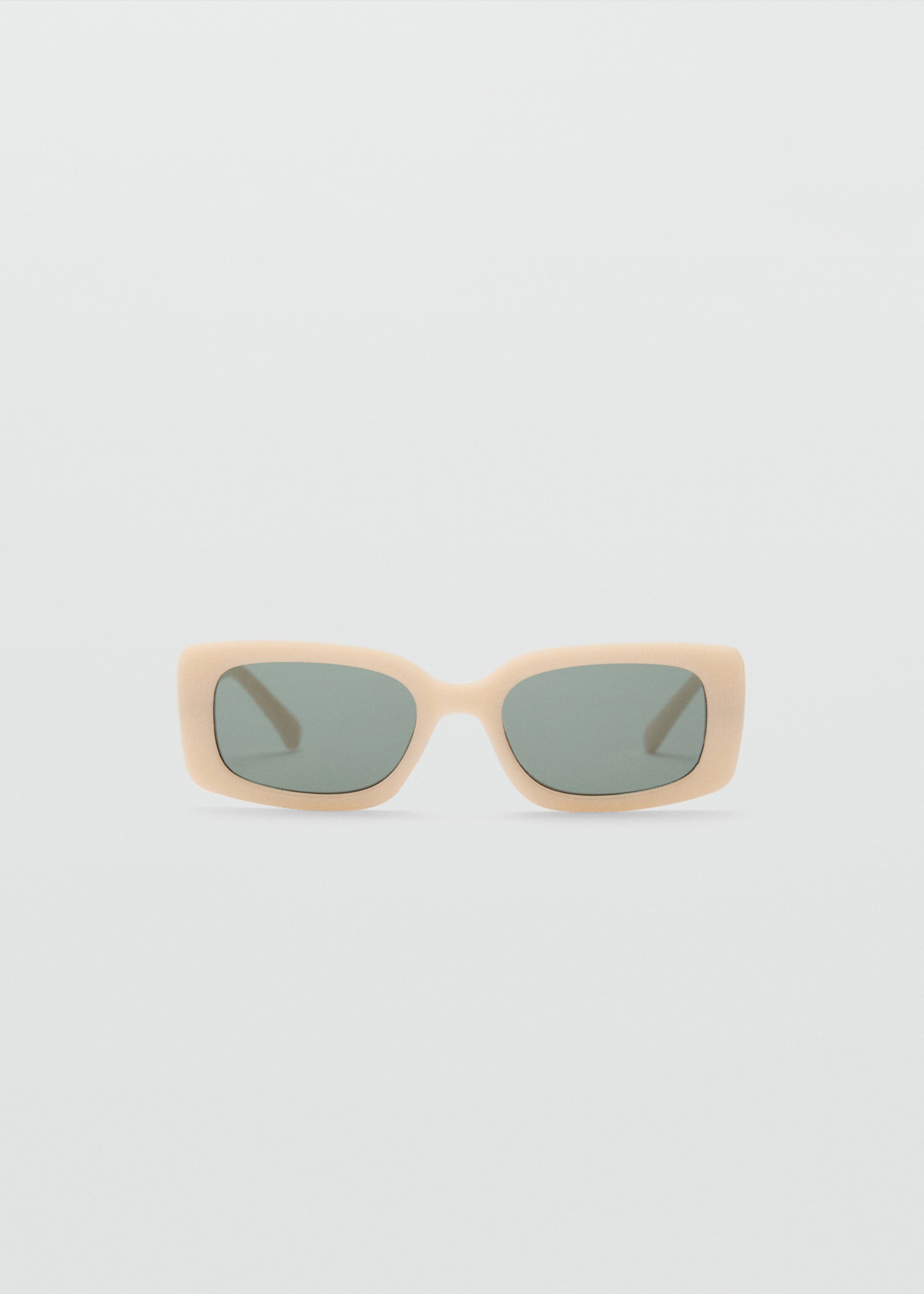 Sonnenbrille mit Azetatfassung - Artikel ohne Model, Weiß. Ref: 77040219-00.