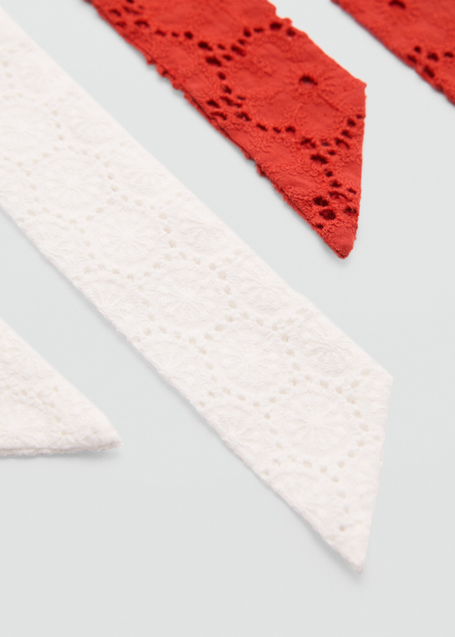 Pack of 2 embroidered scarves - Medium plane