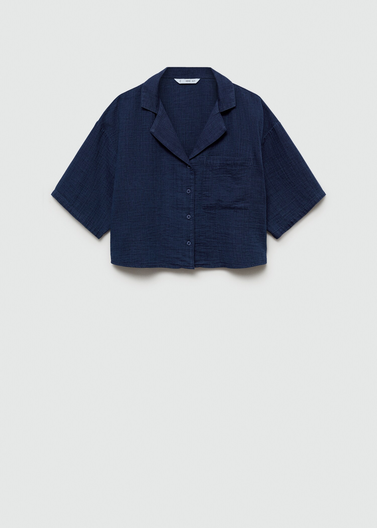 Short sleeved cotton shirt - Article without model