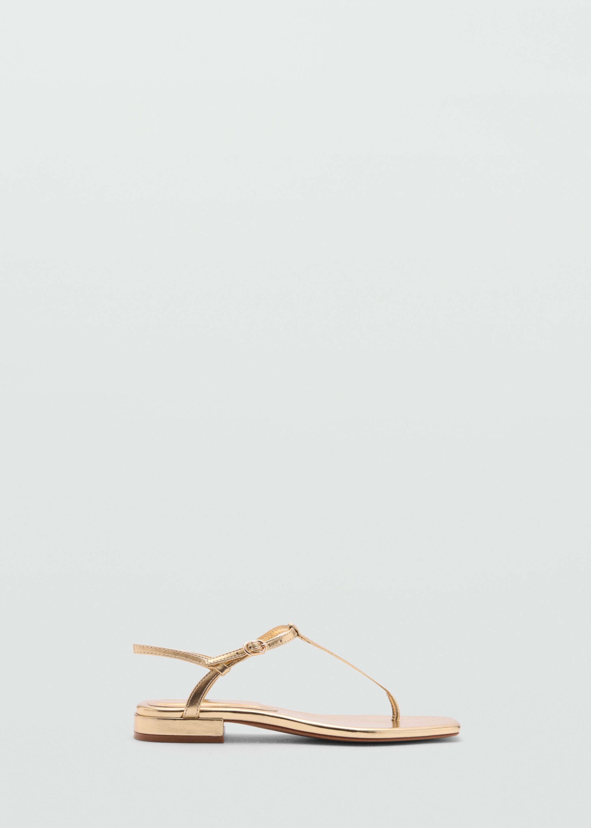 Metallic straps sandals - Article without model