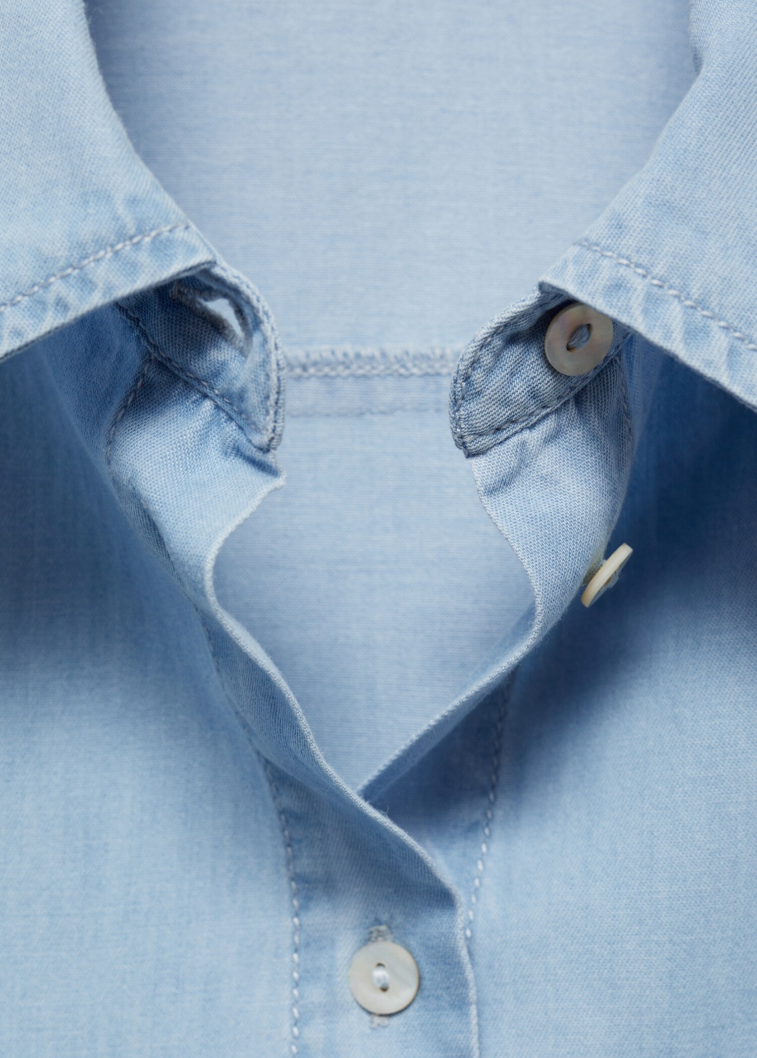 Ärmelloses Jeanshemd - Detail des Artikels 8