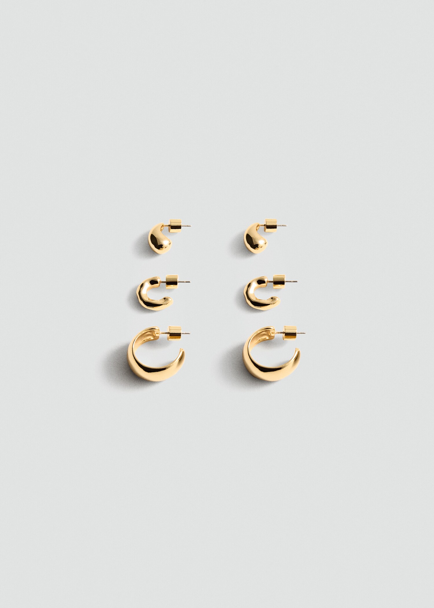 Set pendientes aros - Artículo sin modelo