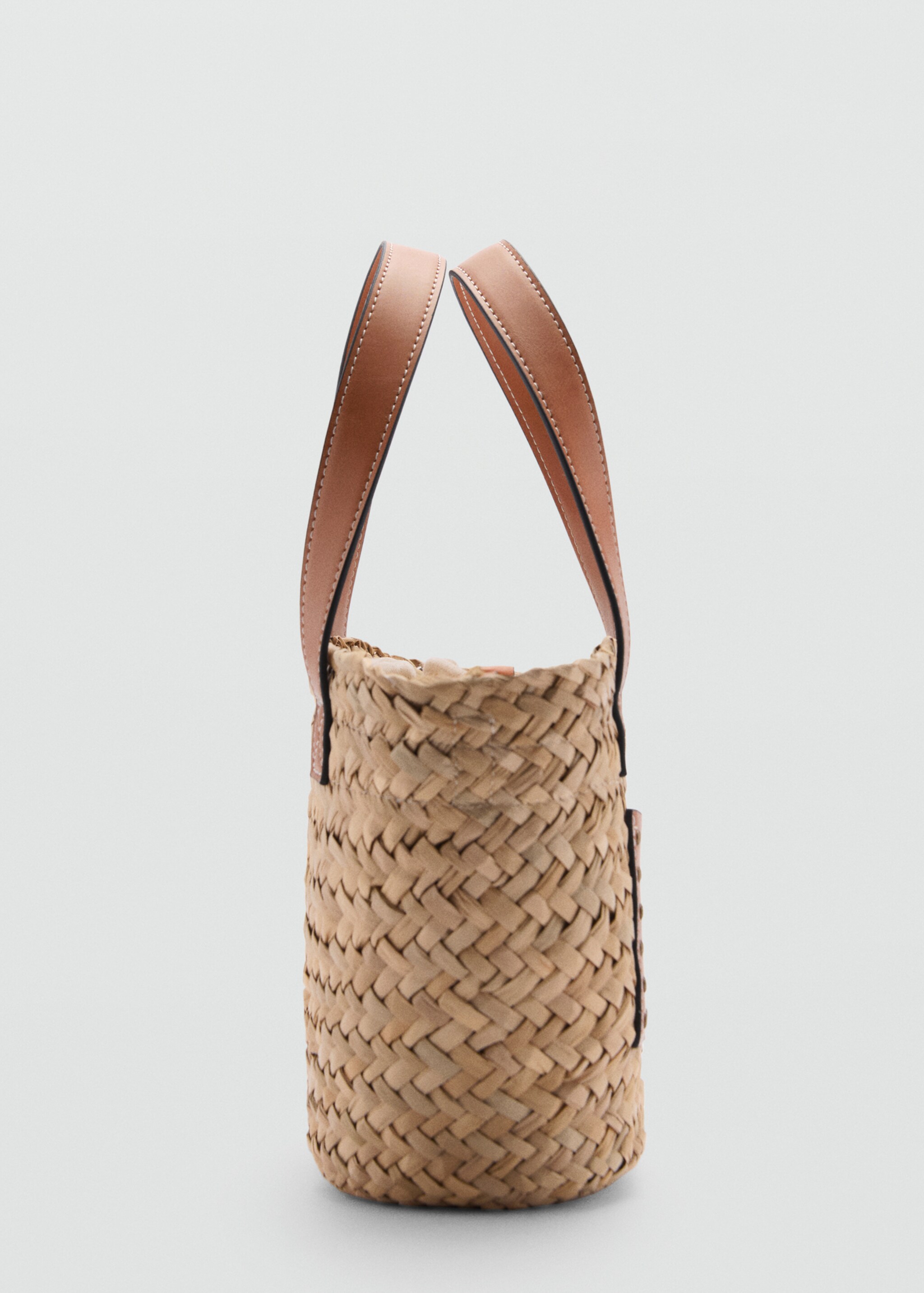 Basket bag with studs detail - Details of the article 1