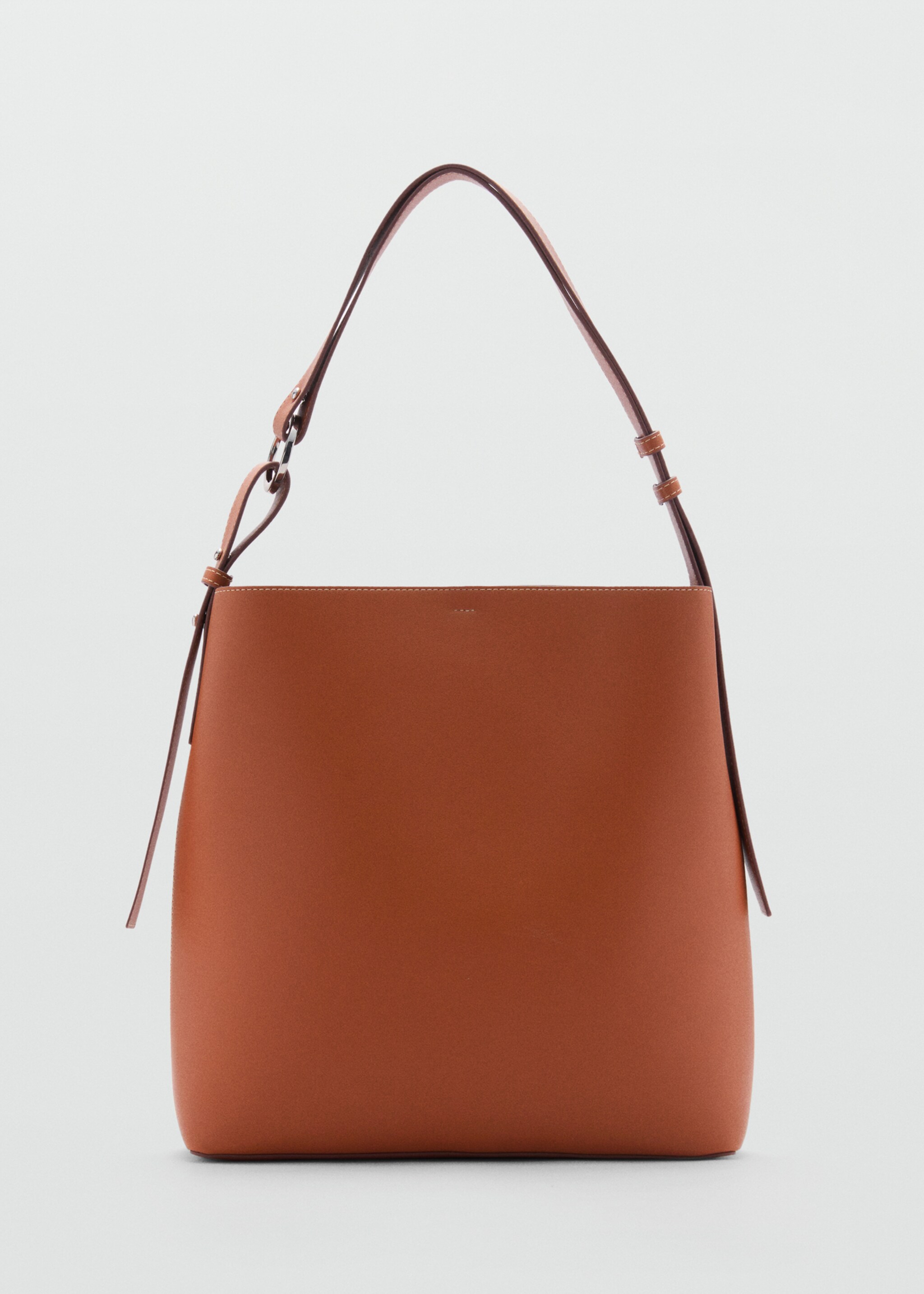Short handle shopper bag - Article without model, Leather. Ref: 77040263-00.