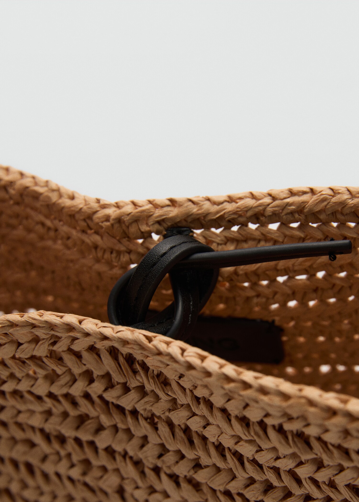 Schultertasche aus Naturfaser - Detail des Artikels 1