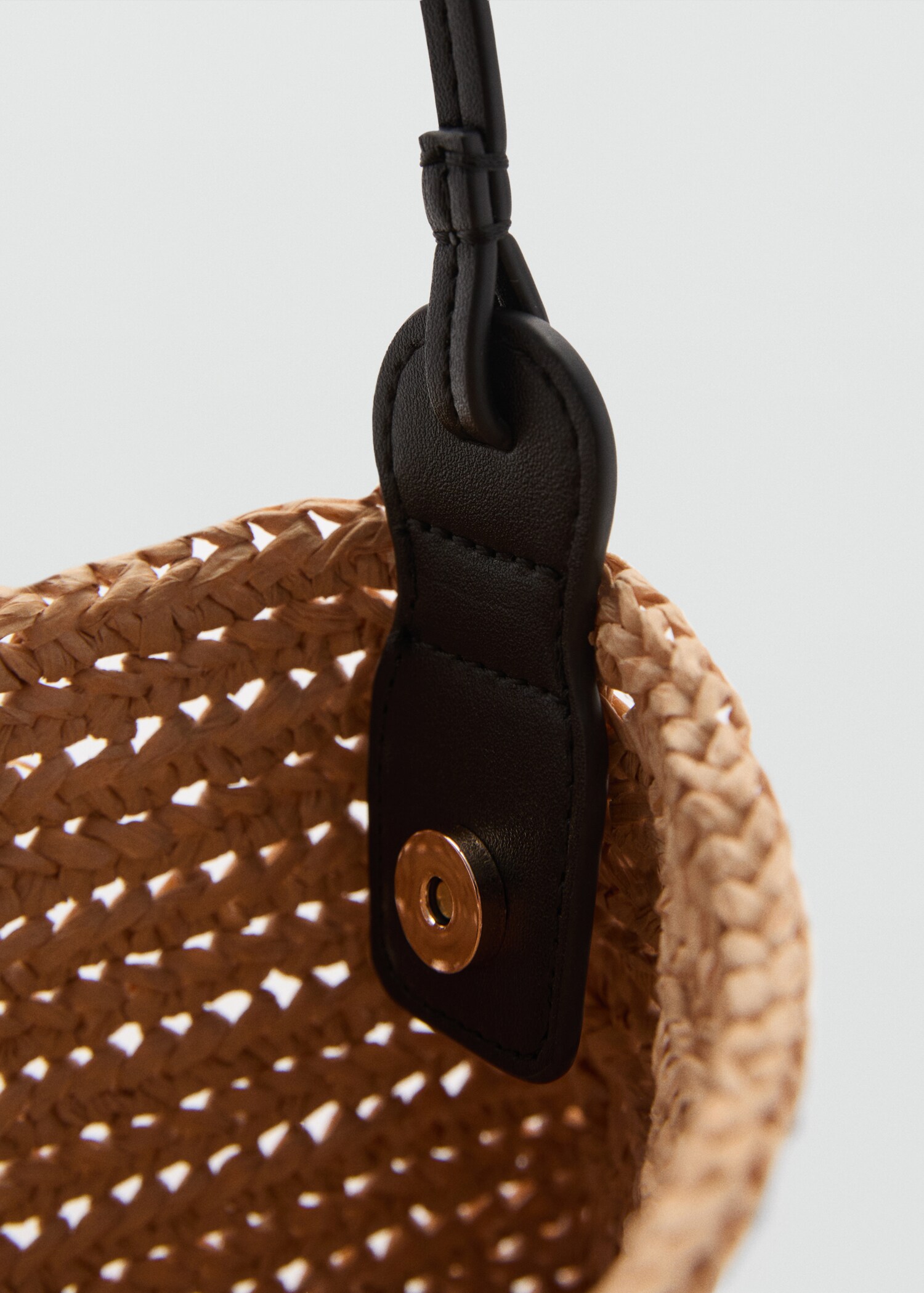 Schultertasche aus Naturfaser - Detail des Artikels 2