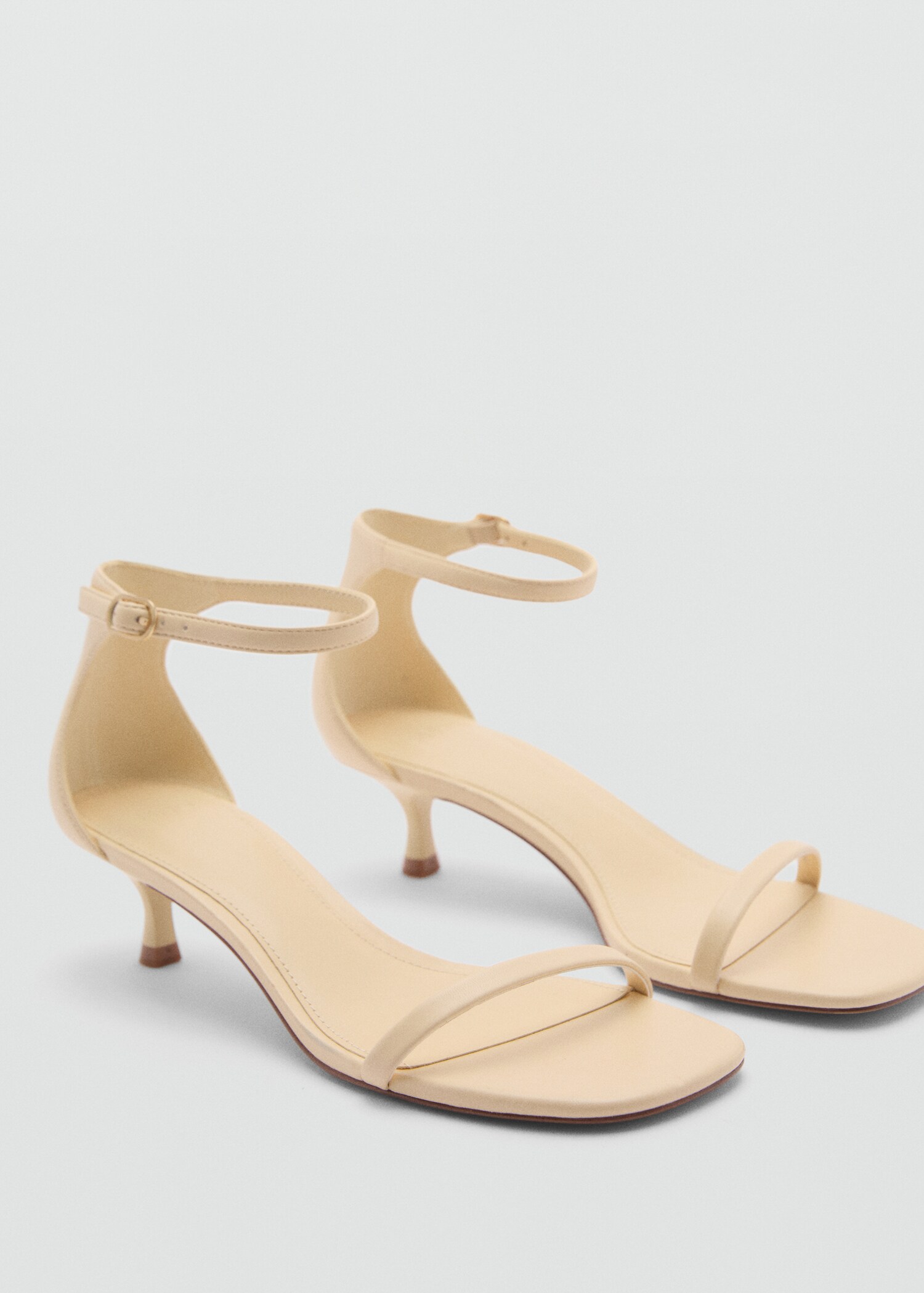 Strappy heeled sandals - Medium plane