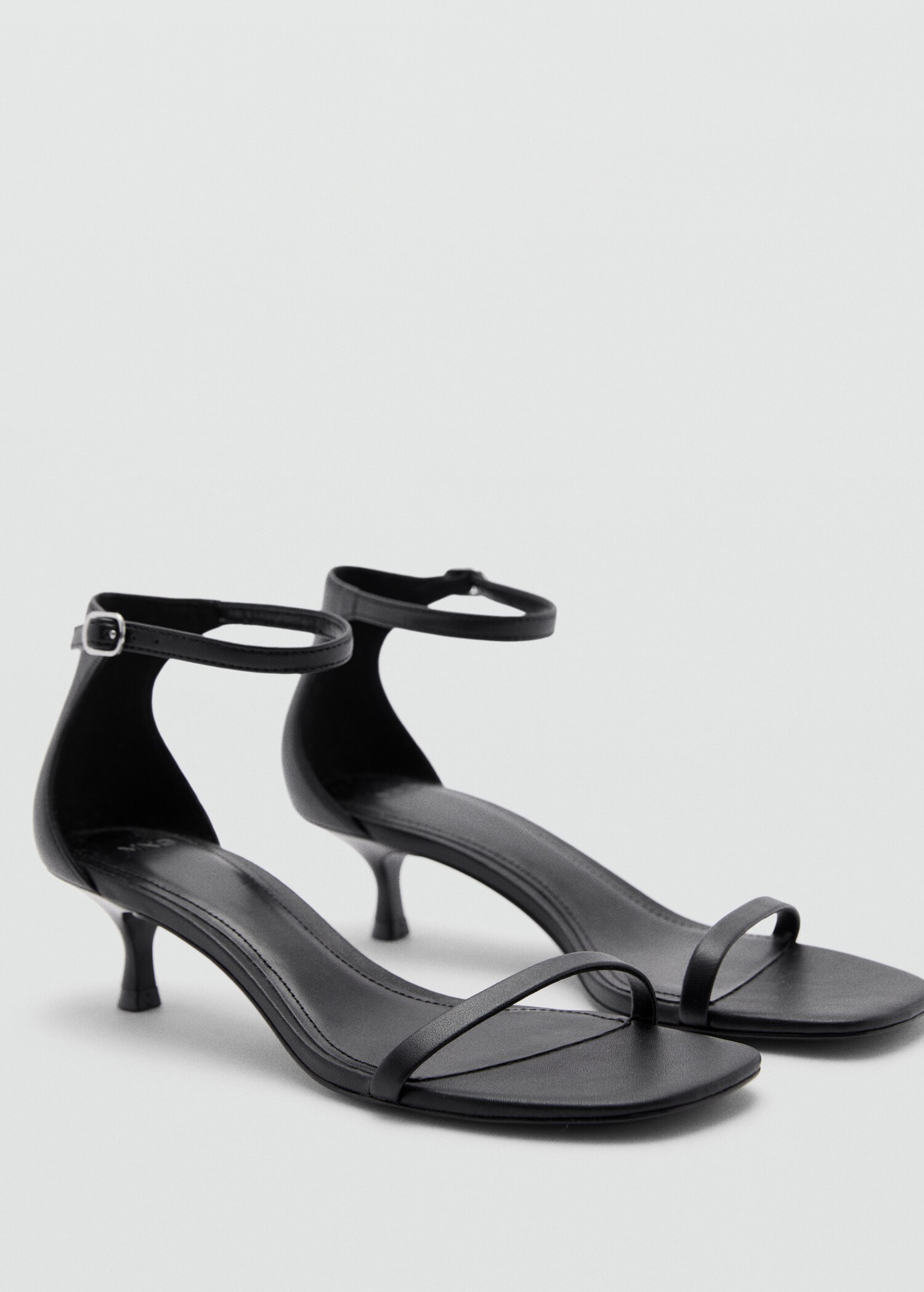 Strappy heeled sandals - Medium plane