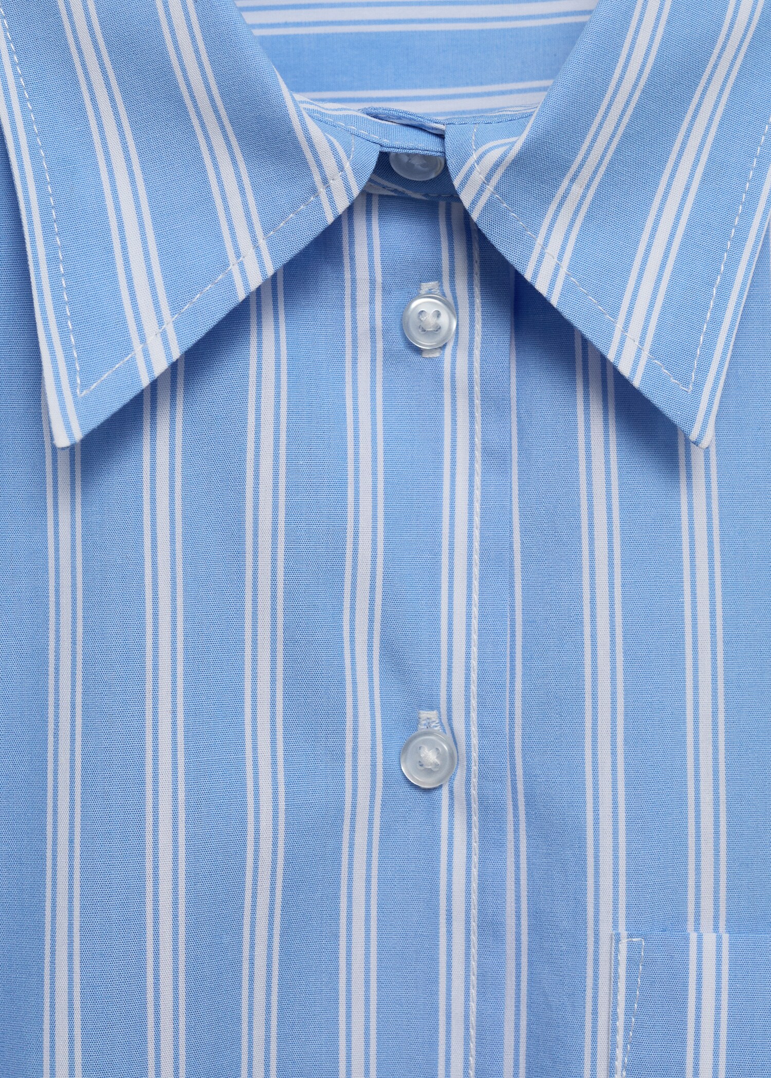 Striped cotton shirt - Details of the article 8