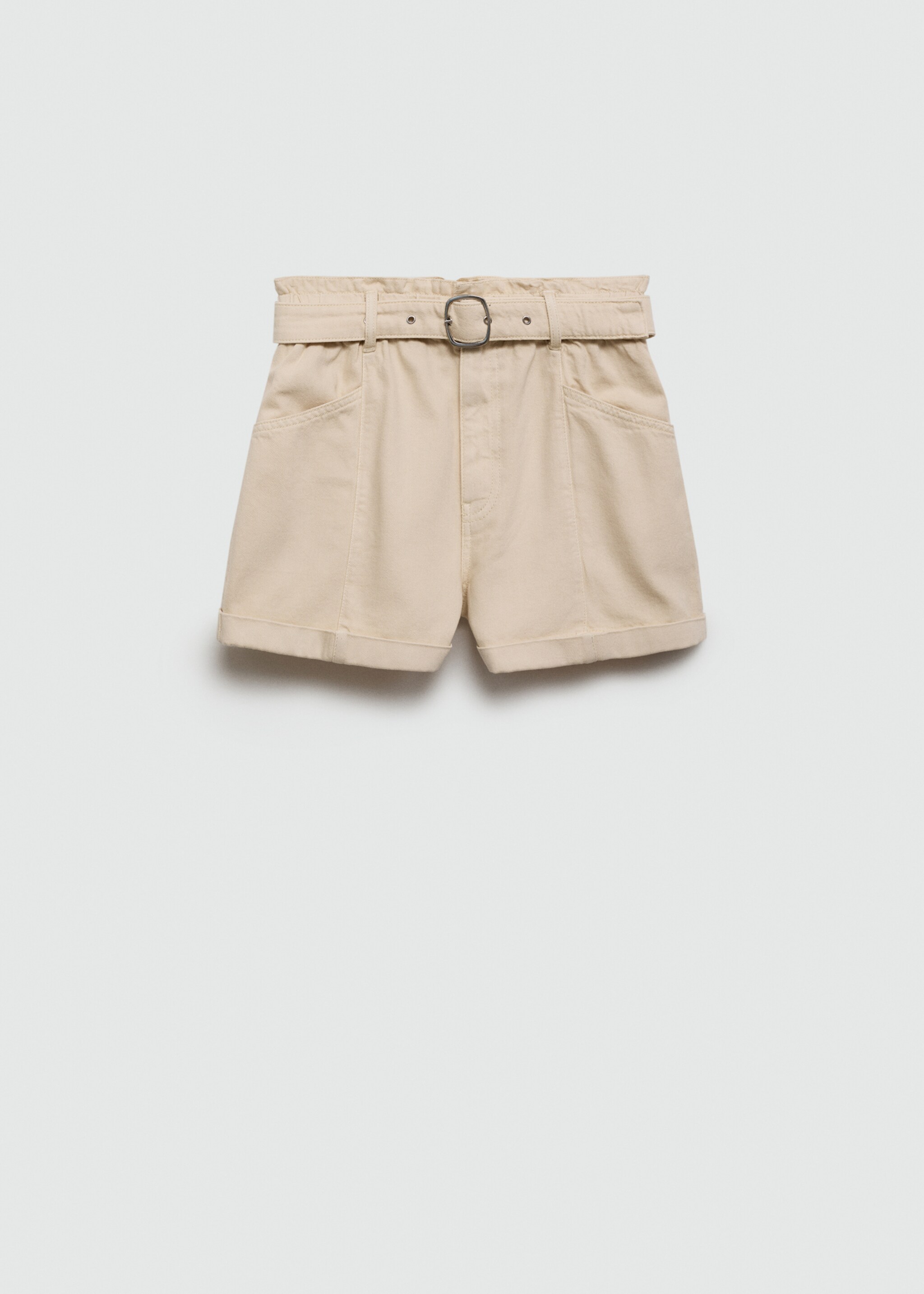 Denim shorts with belt - Article without model