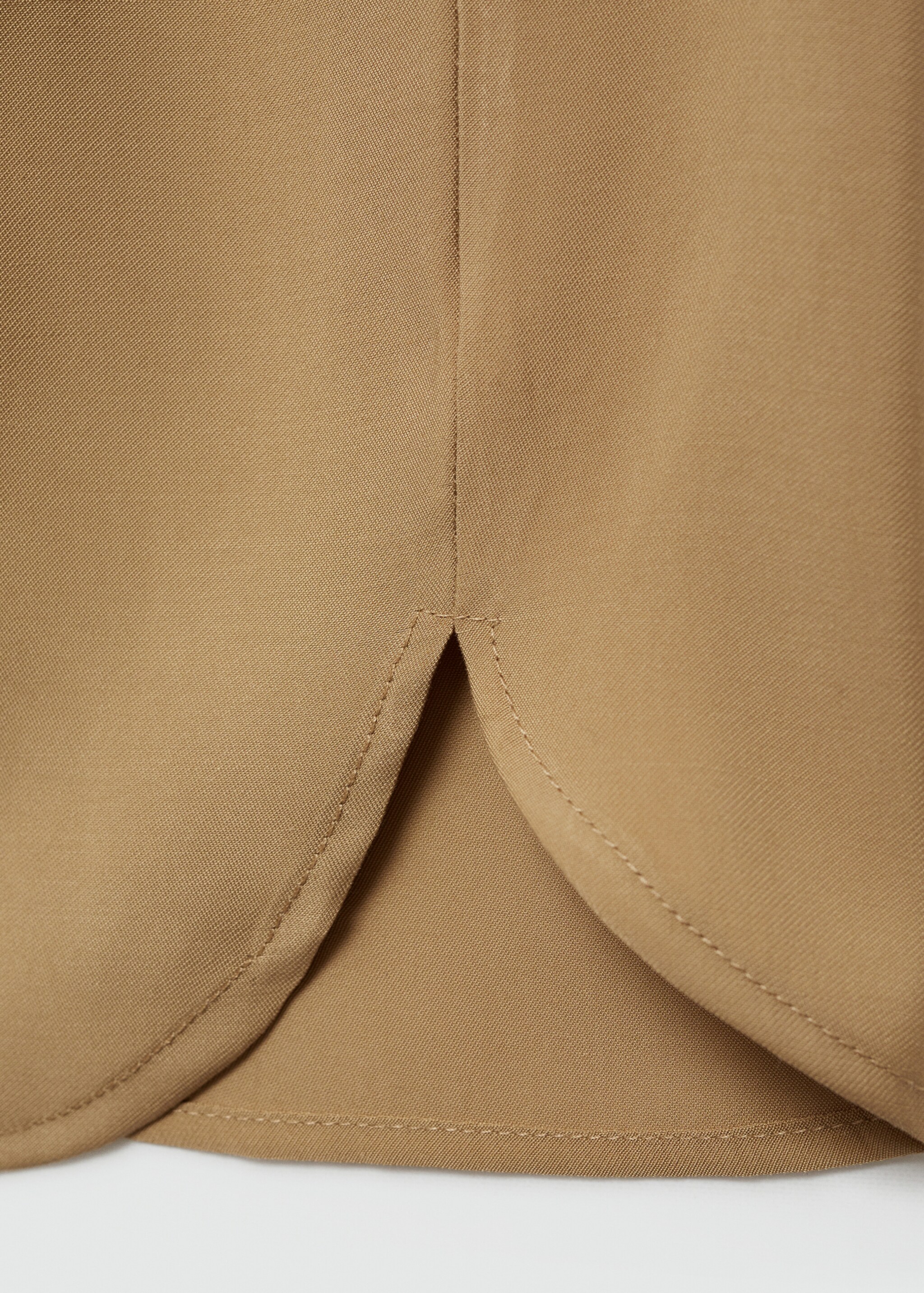 Short-sleeved satin shirt - Details of the article 0