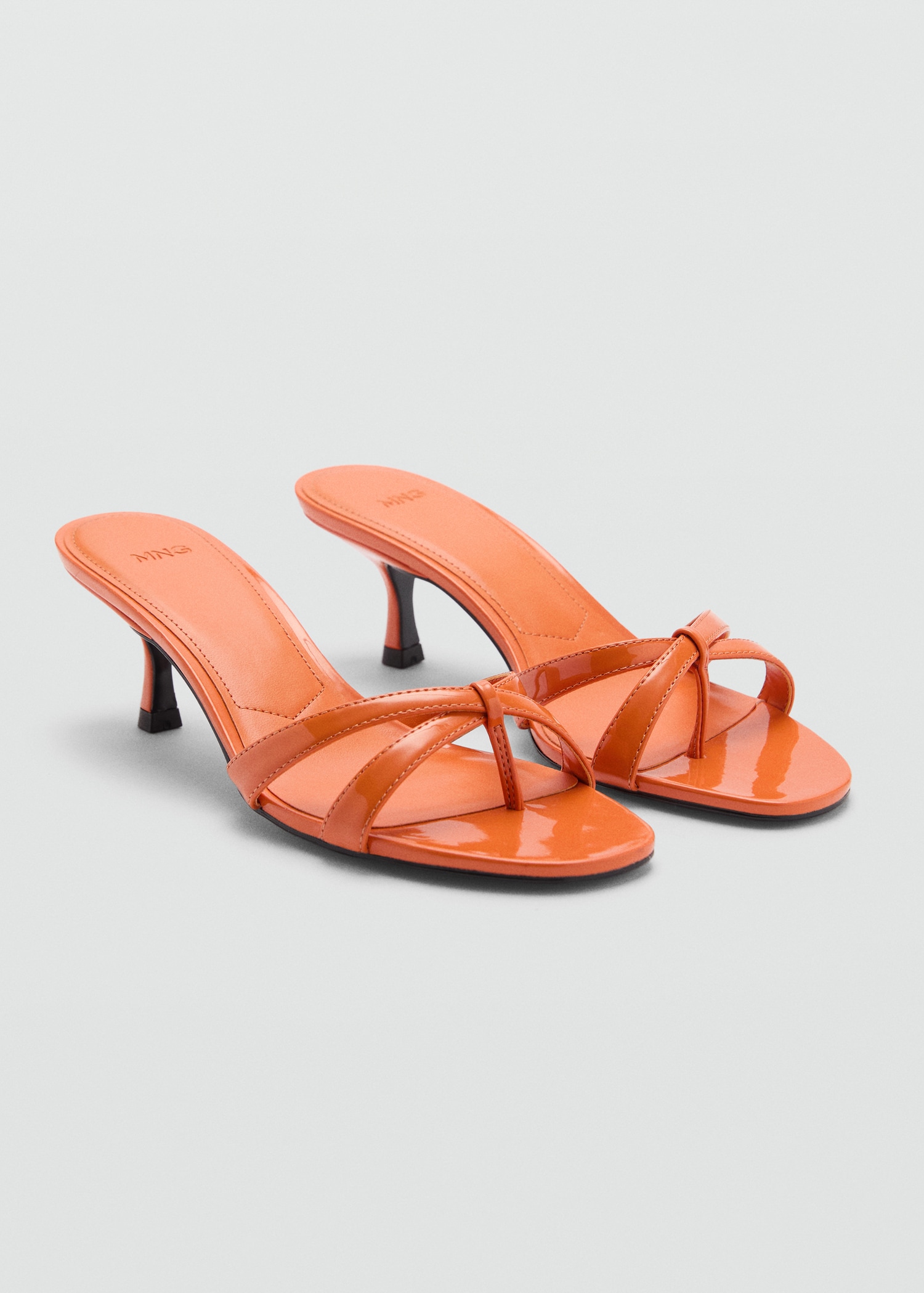 Strappy heeled sandals Women MANGO OUTLET USA - Main Image