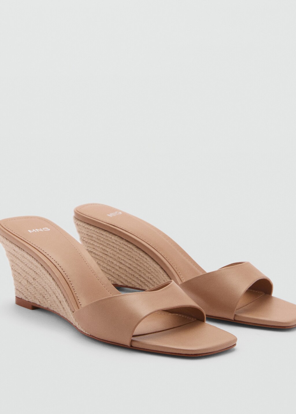 Wedge-heel sandal - Women | MANGO OUTLET USA