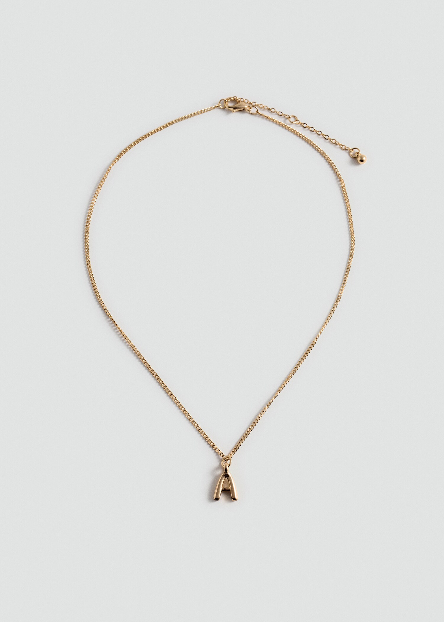 Letter Pendant Necklace - Article without model
