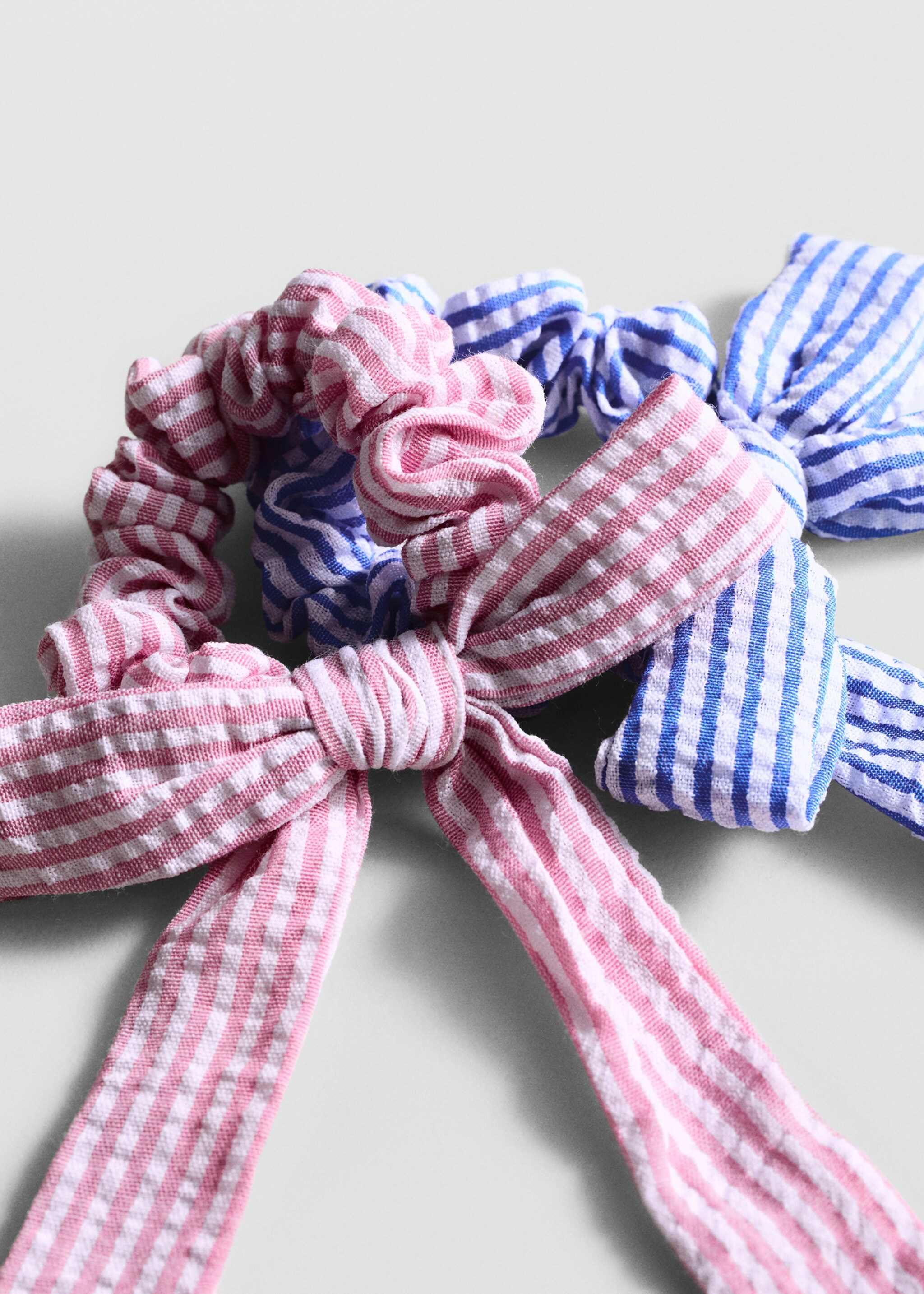 2 pack bow hair ties - Medium plane
