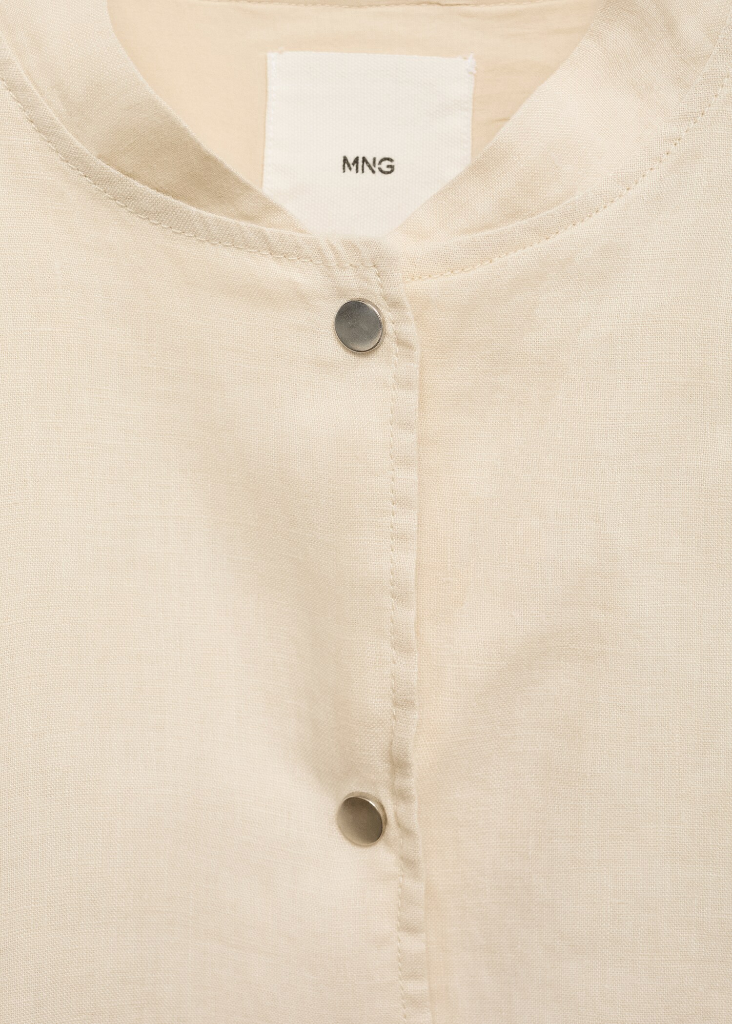 Leinenjacke mit Knöpfen - Detail des Artikels 8