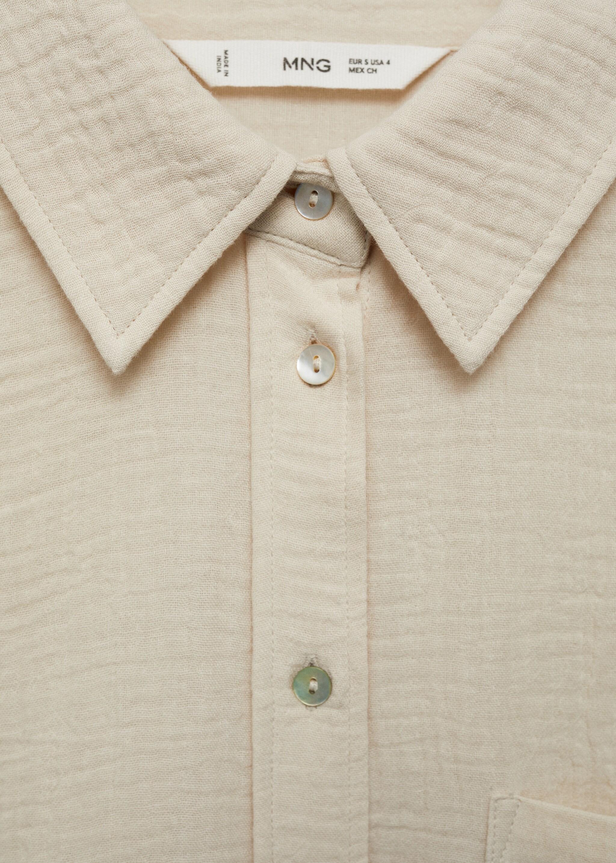 Chemise coton à poche - Détail de l'article 8