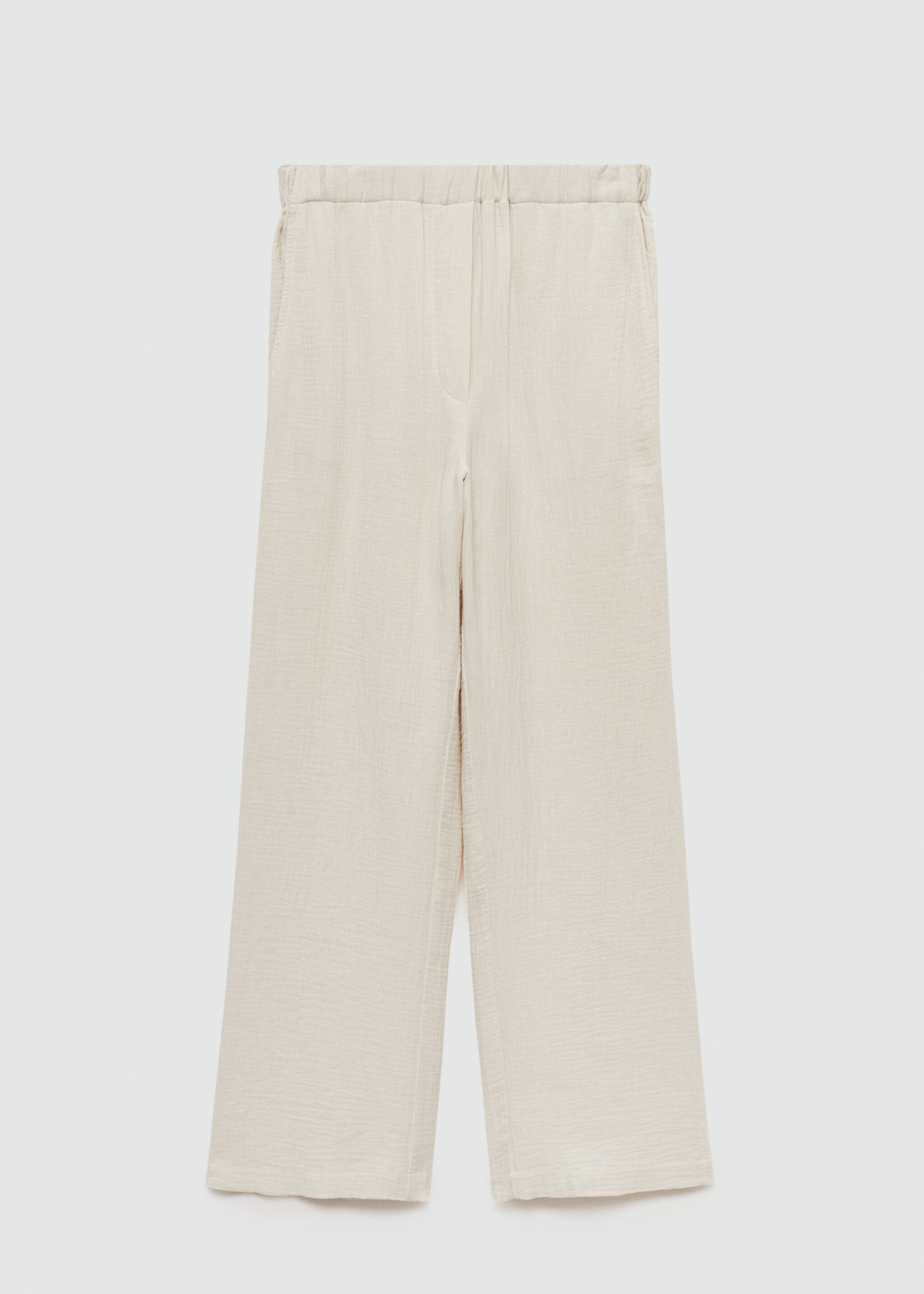 Cotton wideleg trousers - Article without model