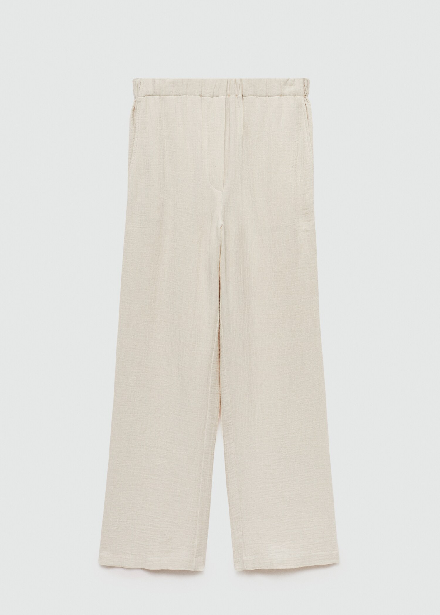 Cotton wideleg trousers - Article without model