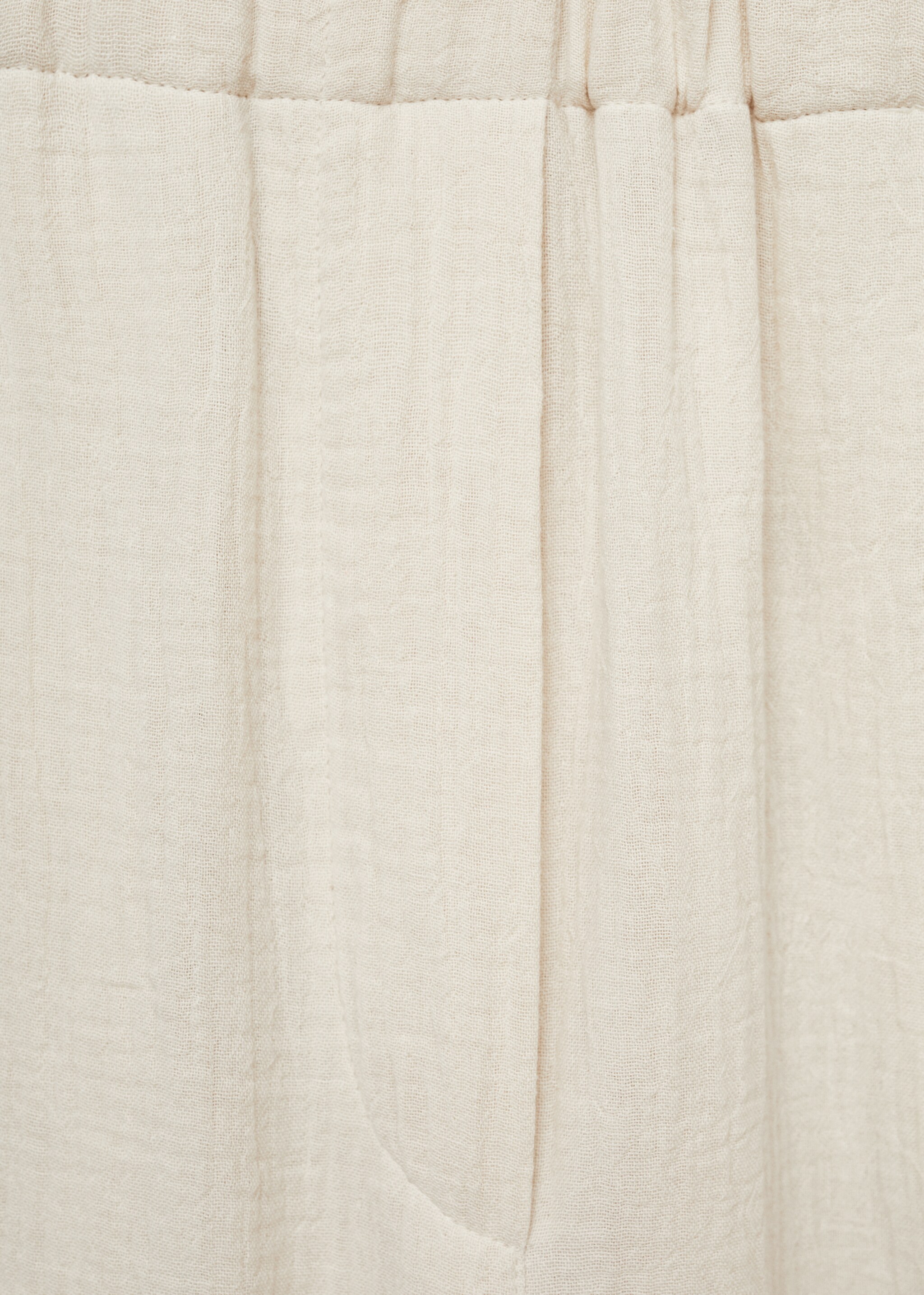 Cotton wideleg trousers - Details of the article 8