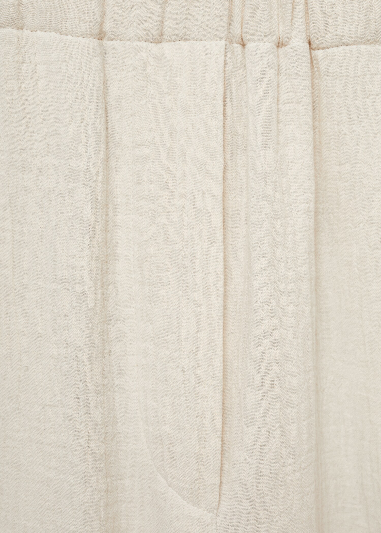 Cotton wideleg trousers - Details of the article 8