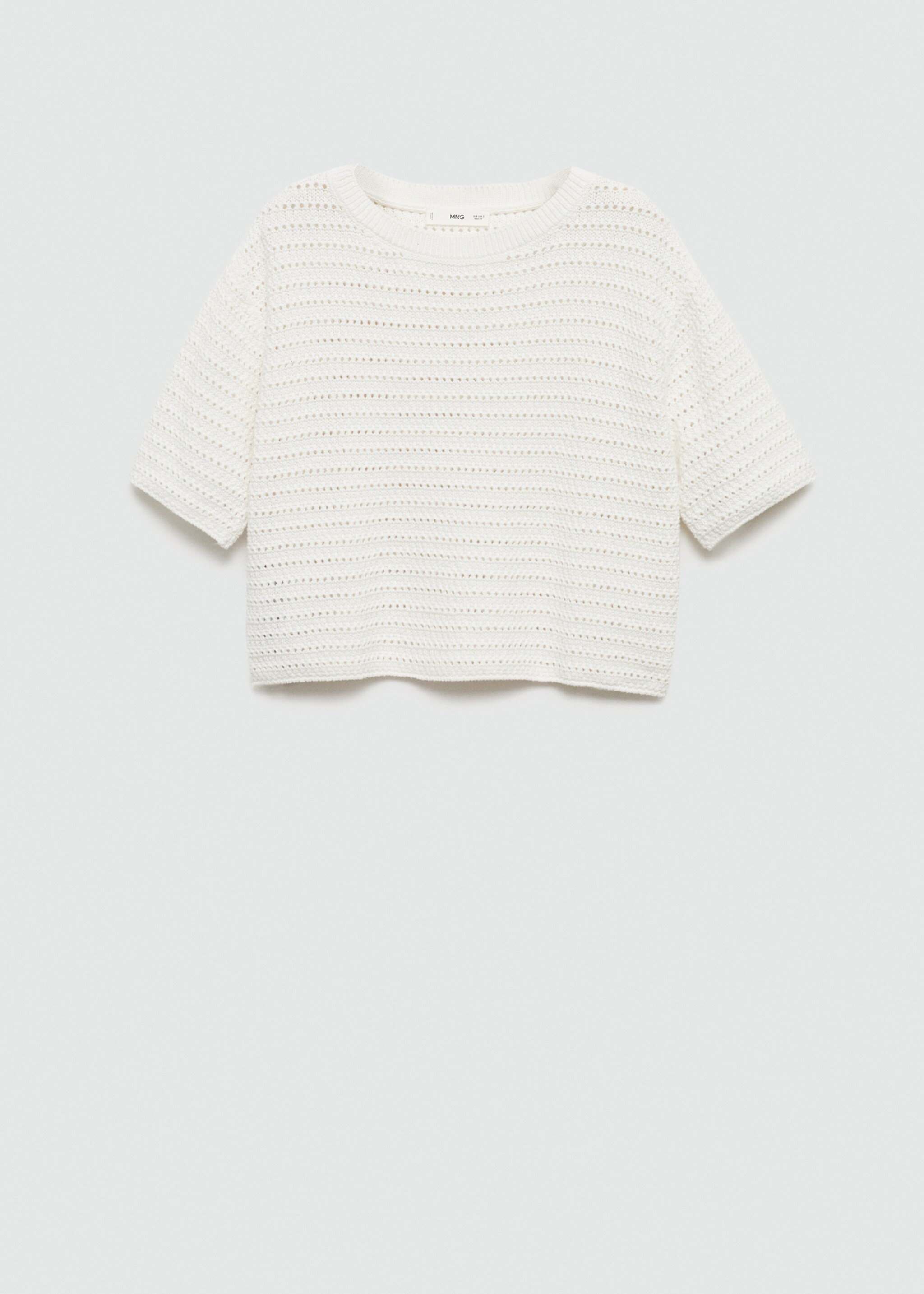 Pull-over maille détails ajourés - Article sans modèle