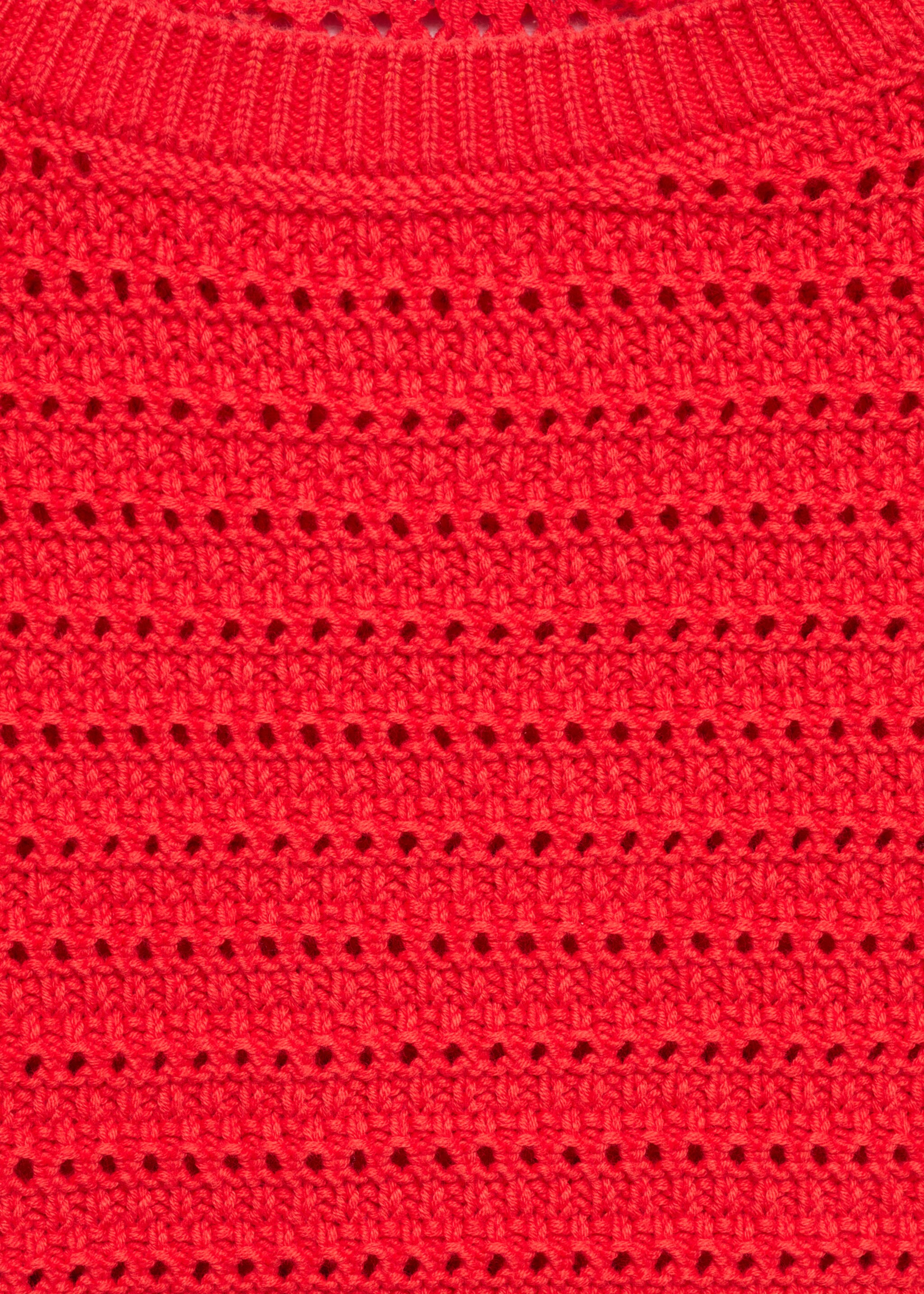 Knitted sweater with openwork details - Details of the article 8