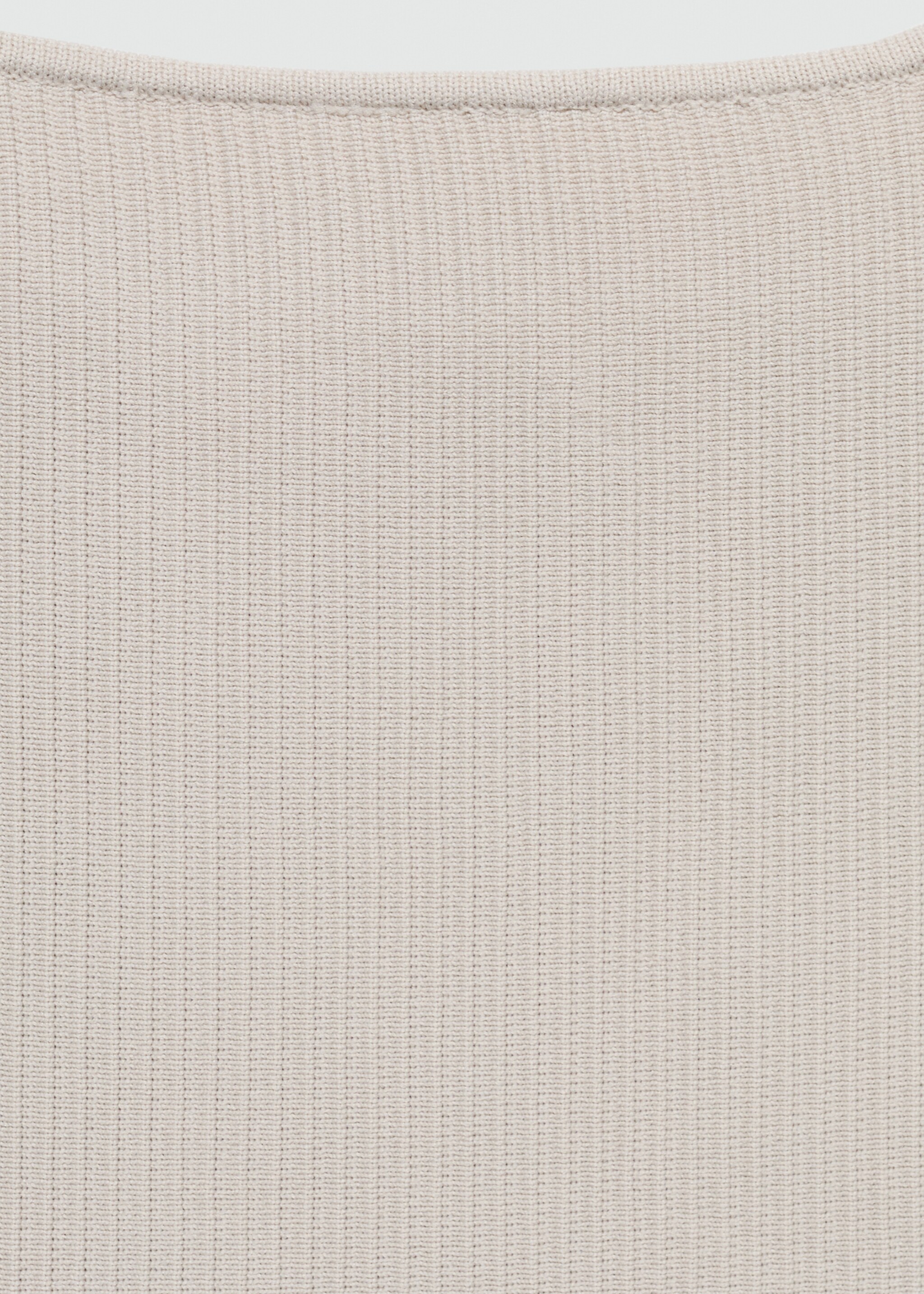 Ribbed knit top - Details of the article 8