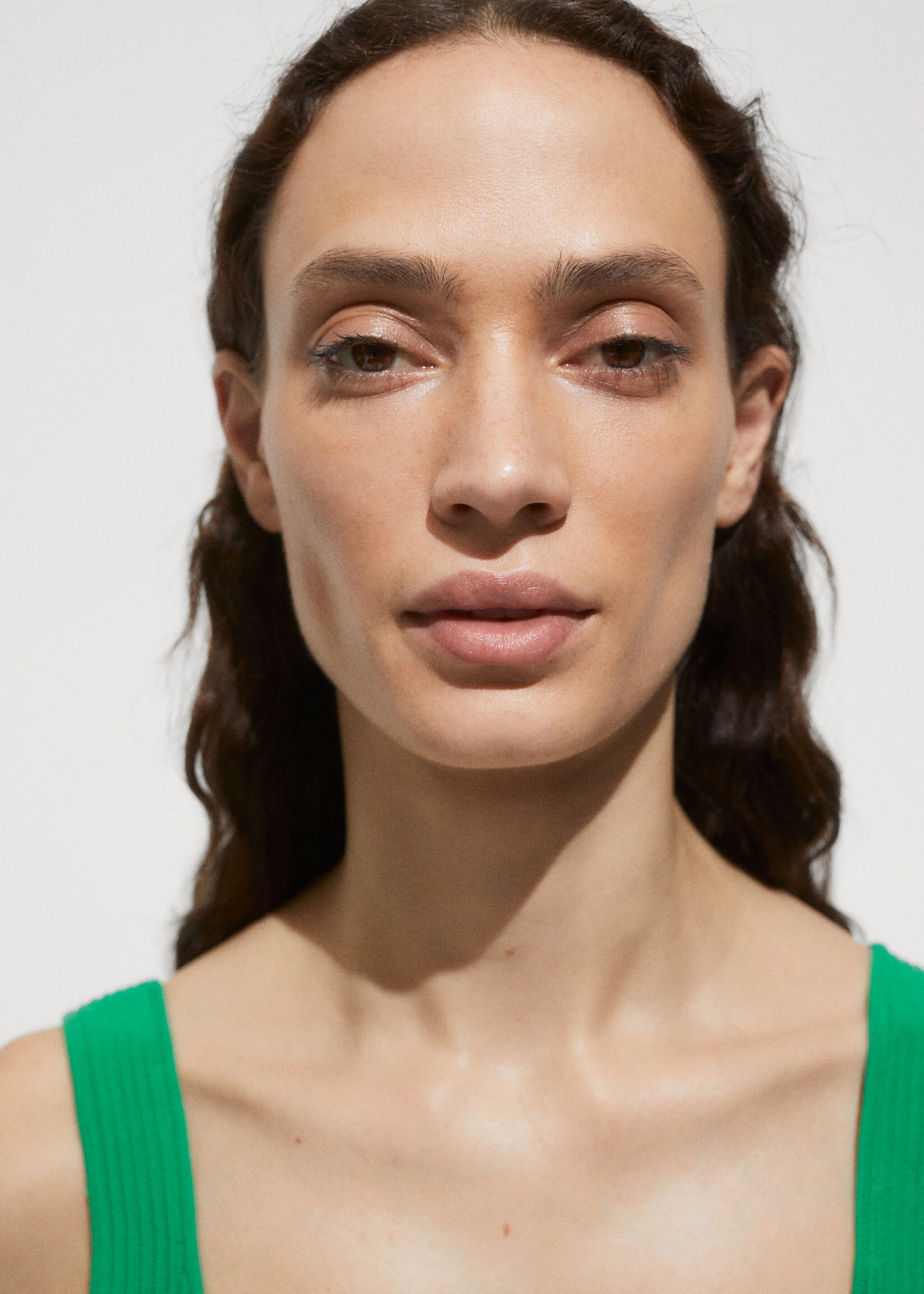 Ribbed knit top - Details of the article 1