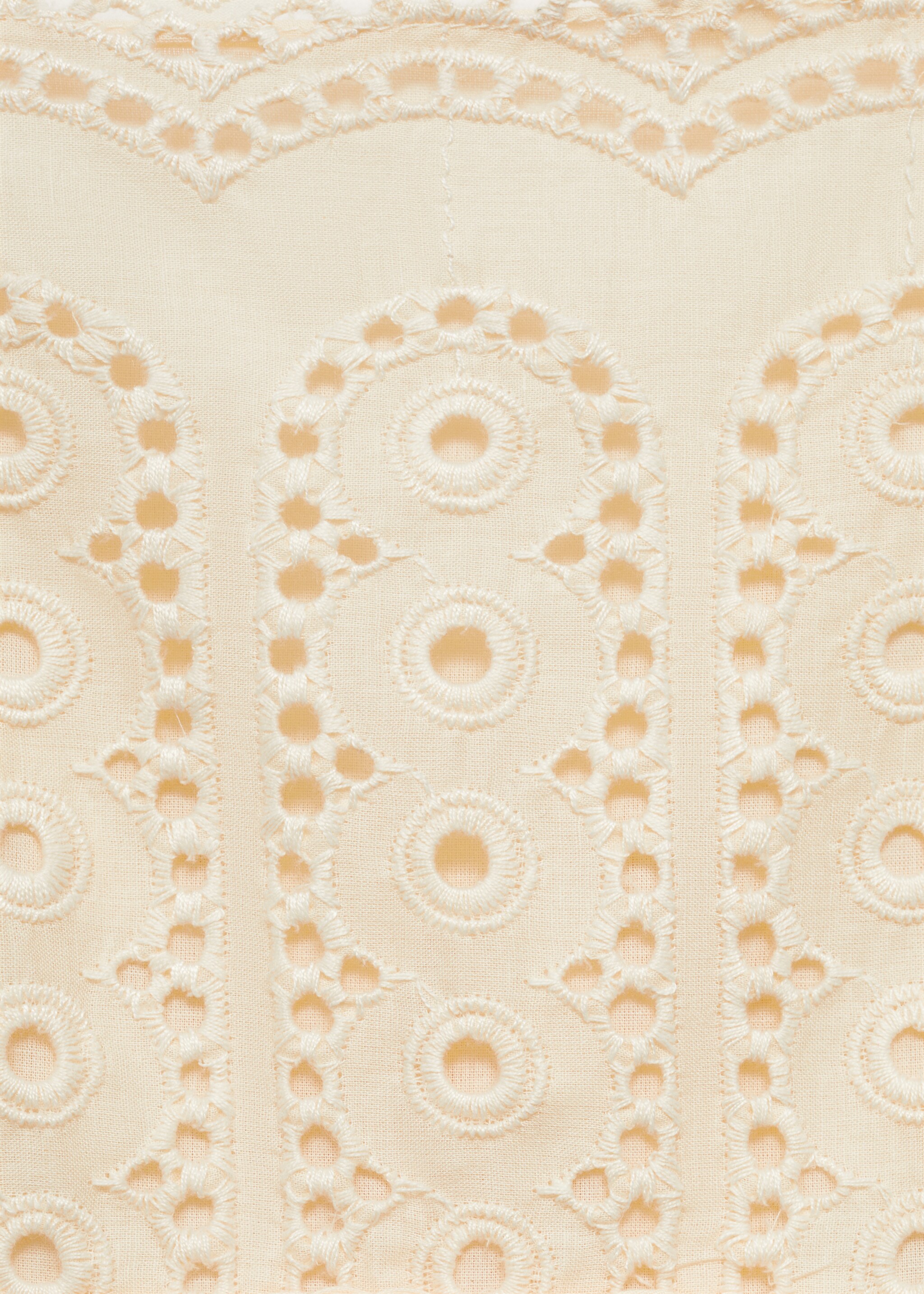 Kjole med broderi og splitt på sidene - Artikkeldetalj 0