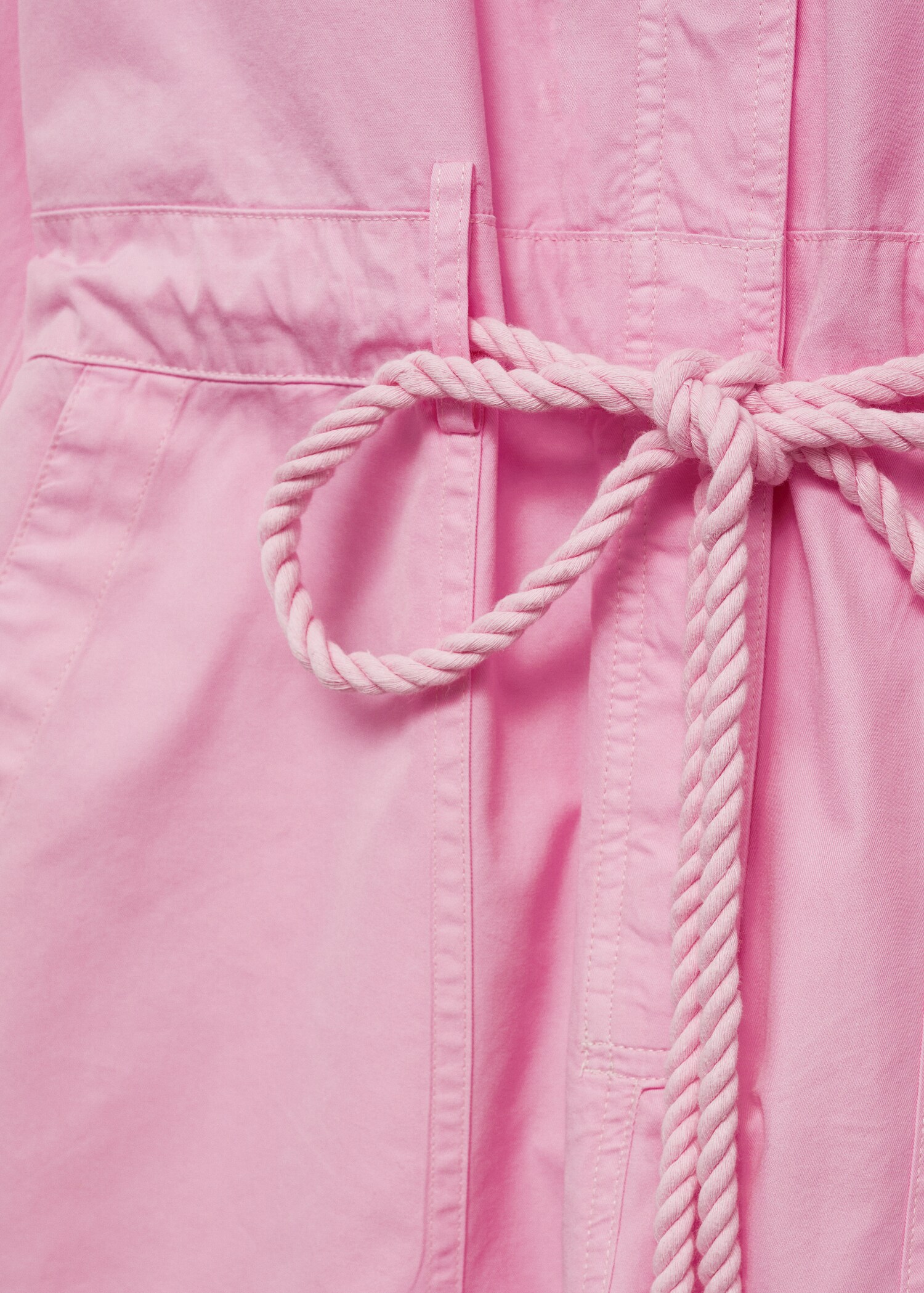Jumpsuit with long drawstring - Details of the article 0