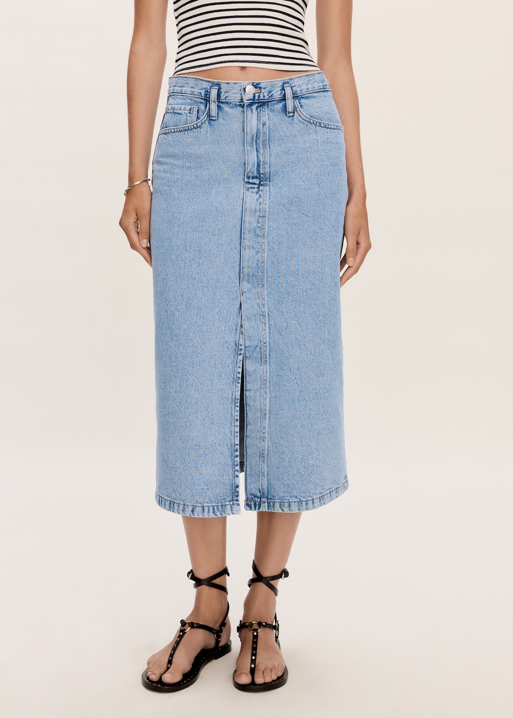 【COLOR iN ID】Tassel slit over denim Western Style Women's Denim with Fringe Button Up Mini Dress
