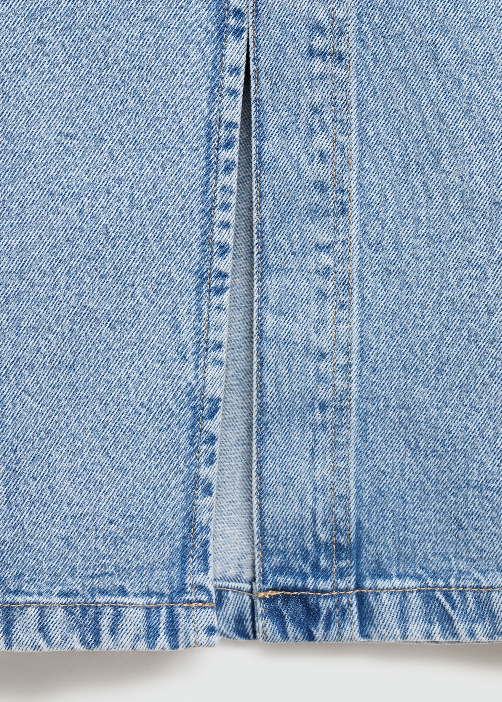 Slit denim skirt - Details of the article 8