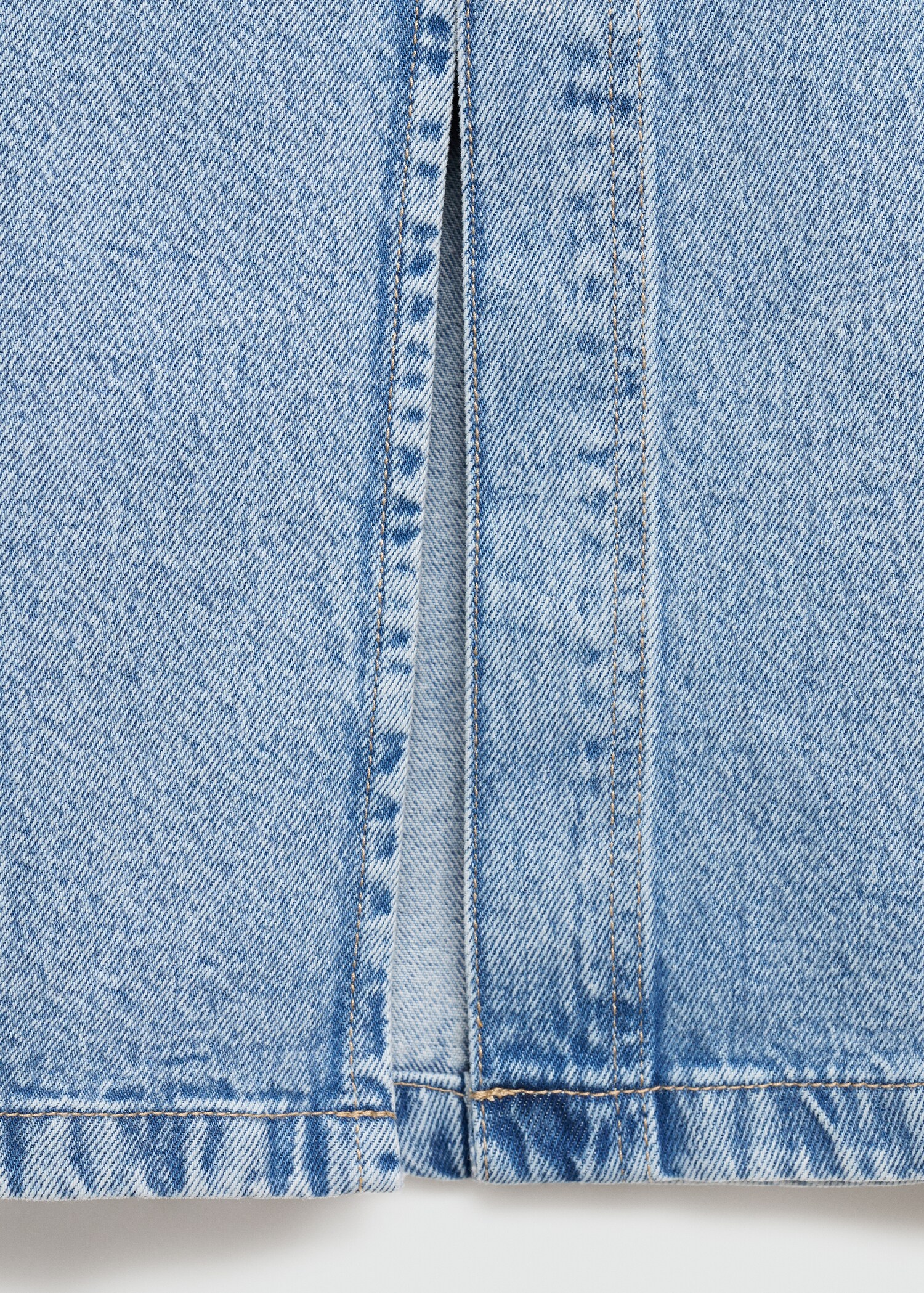 Slit denim skirt - Details of the article 8